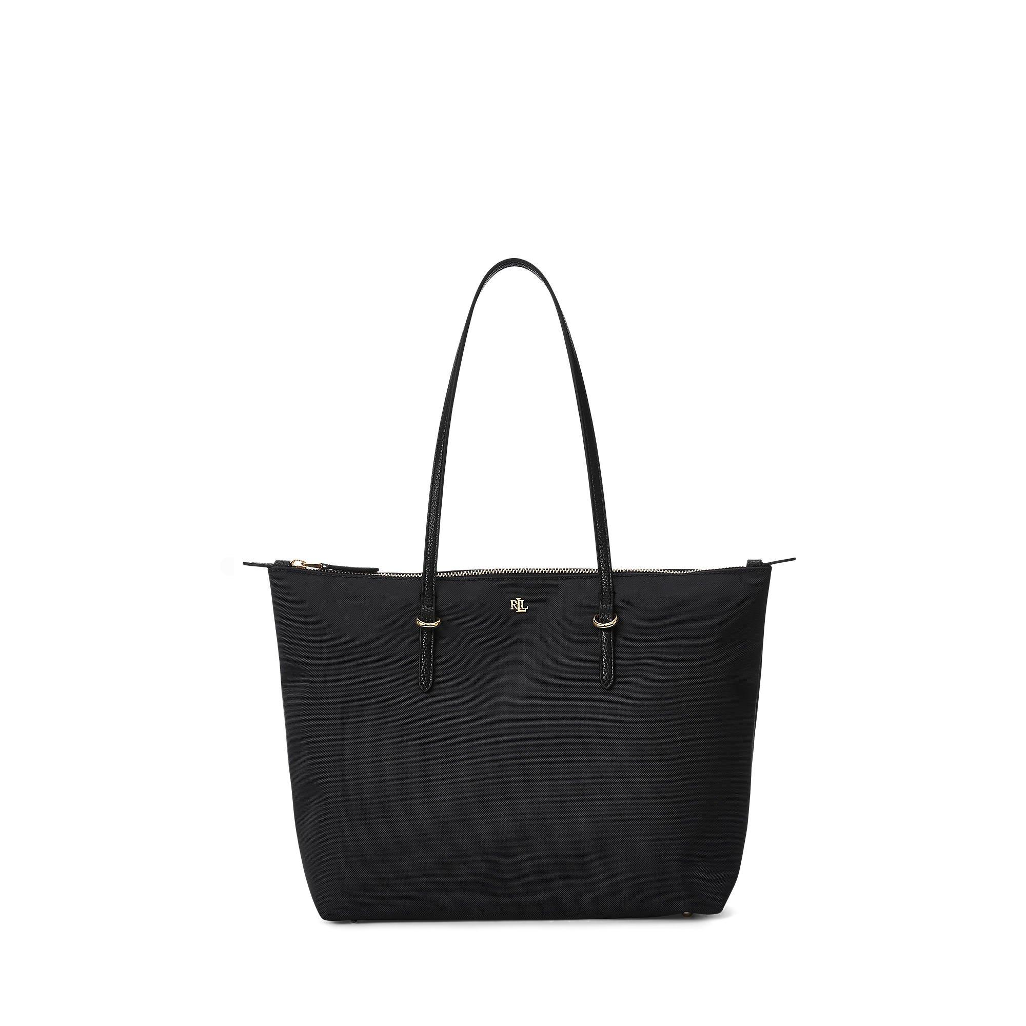 Lauren by Ralph Lauren Medium Keaton Tote Bag - Black