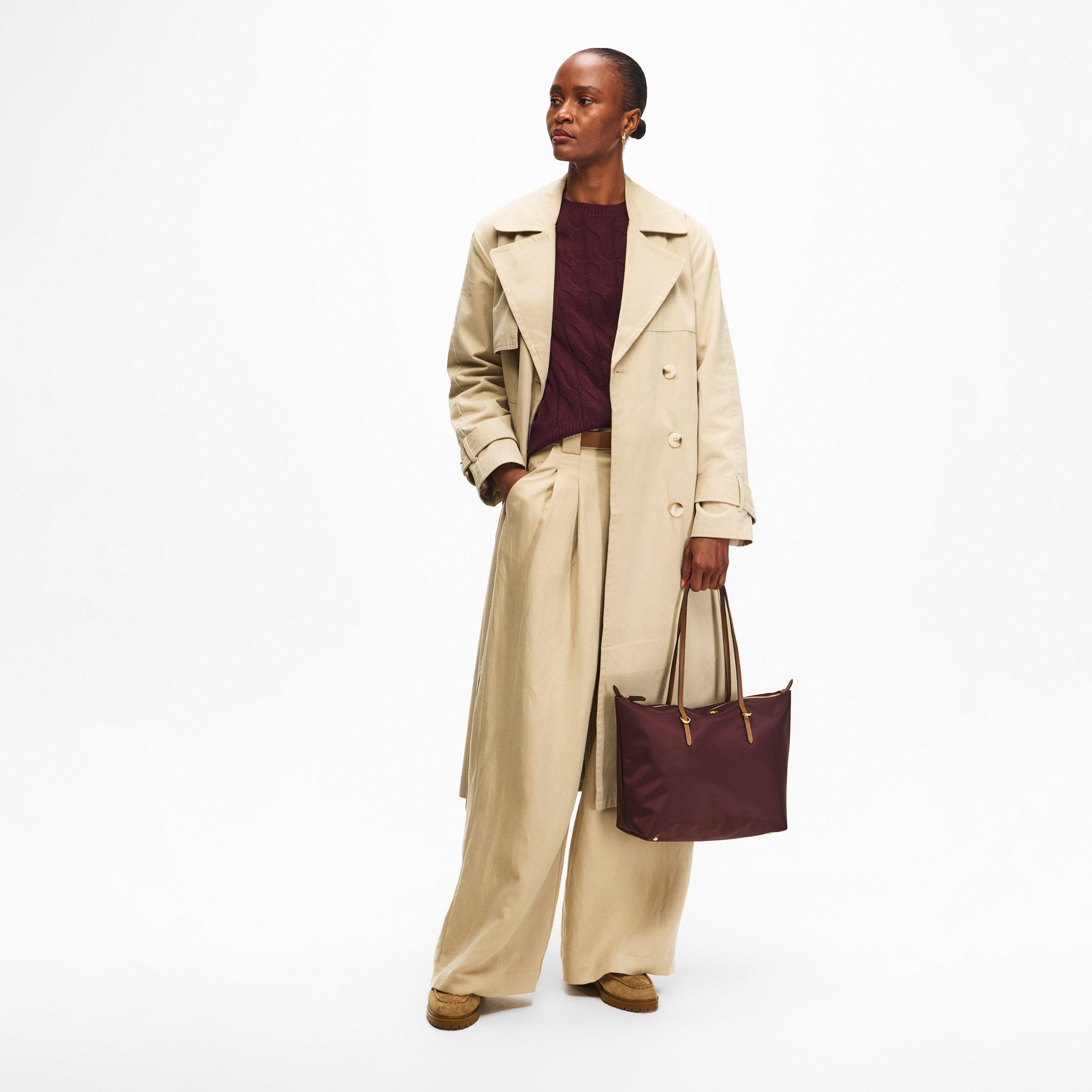 DARK GARNET - Lauren by Ralph Lauren - Medium Keaton Tote Bag - 6