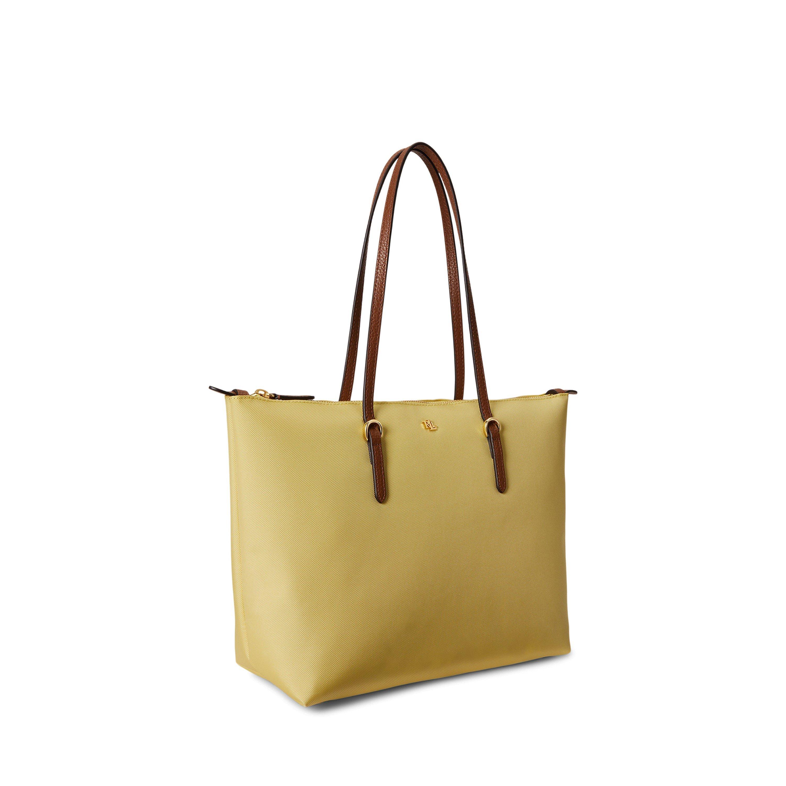 Lemon Sorbet - Lauren by Ralph Lauren - Medium Keaton Tote Bag - 2
