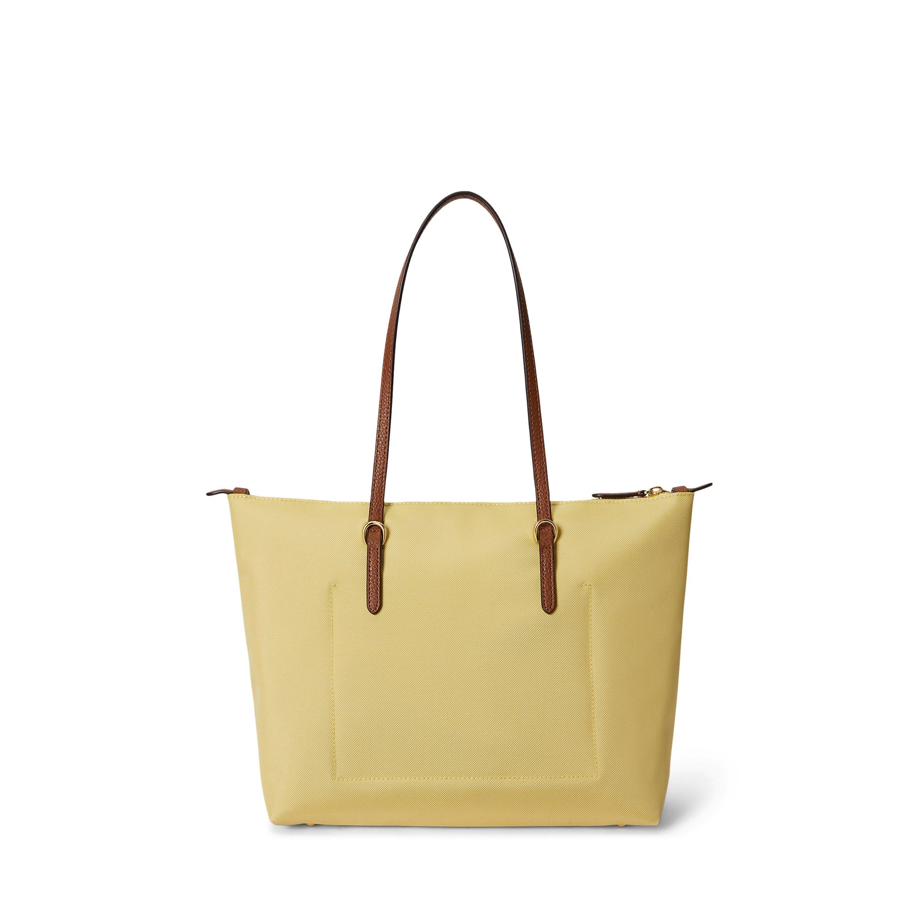 Lemon Sorbet - Lauren by Ralph Lauren - Medium Keaton Tote Bag - 4