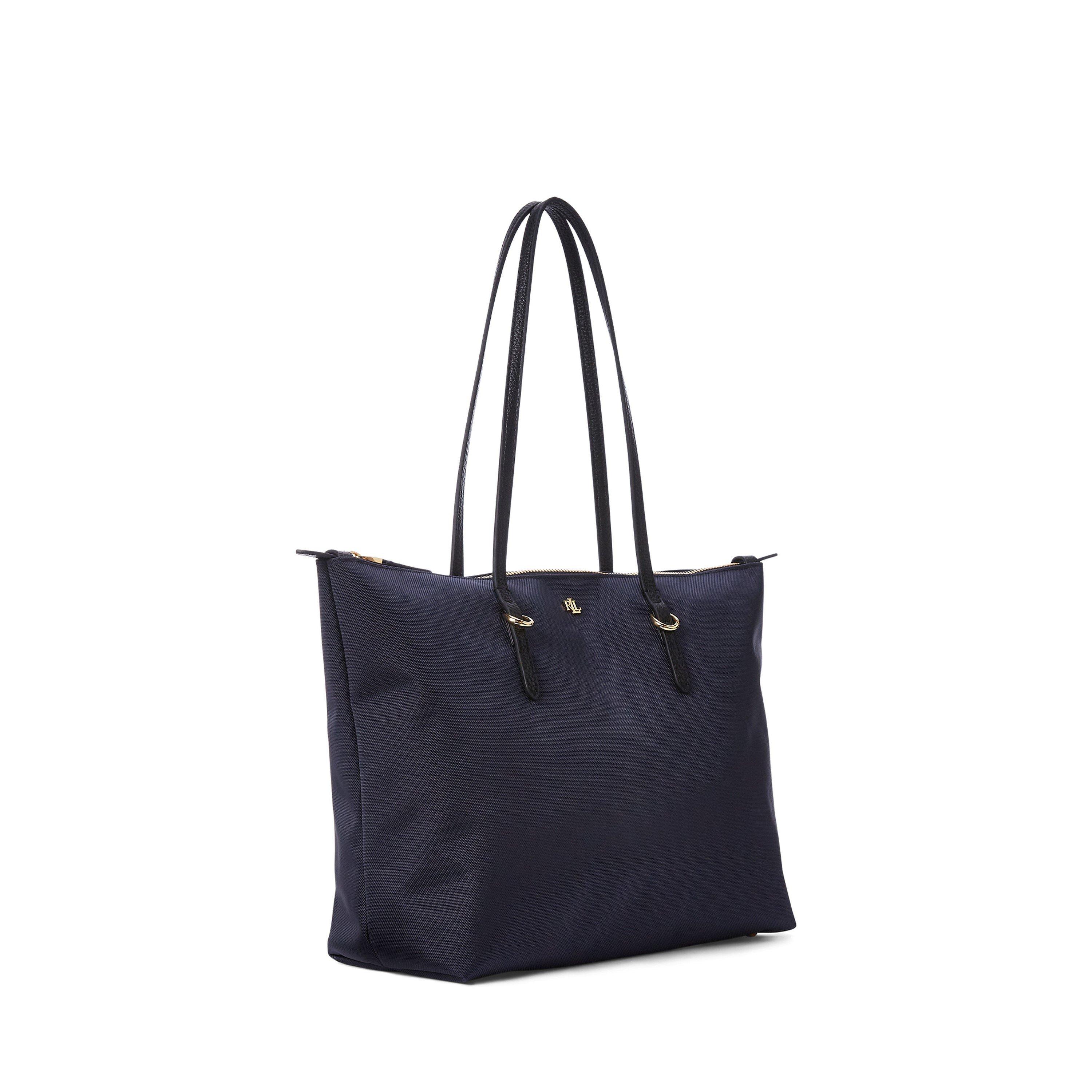 Navy - Lauren by Ralph Lauren - Medium Keaton Tote Bag - 2