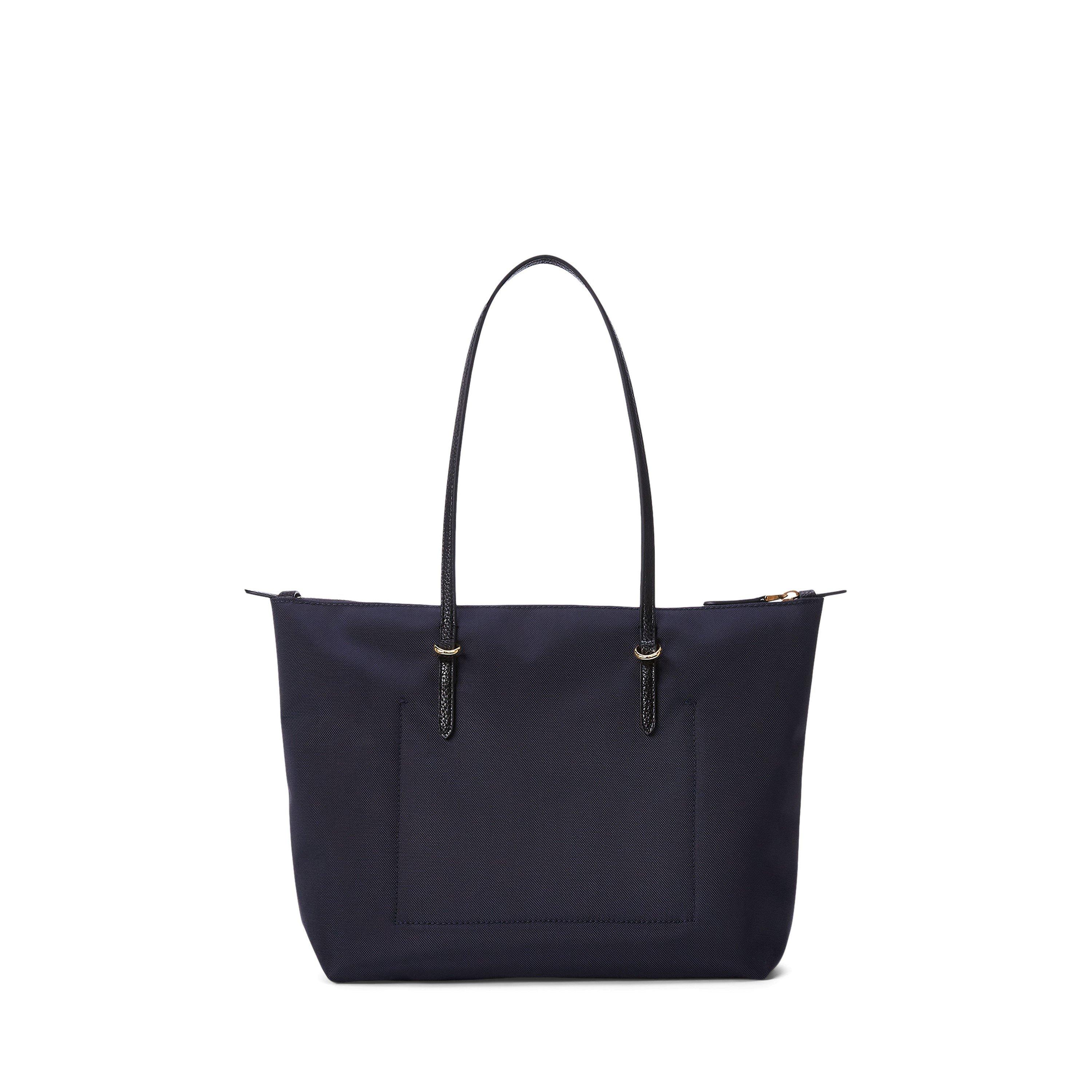 Navy - Lauren by Ralph Lauren - Medium Keaton Tote Bag - 4