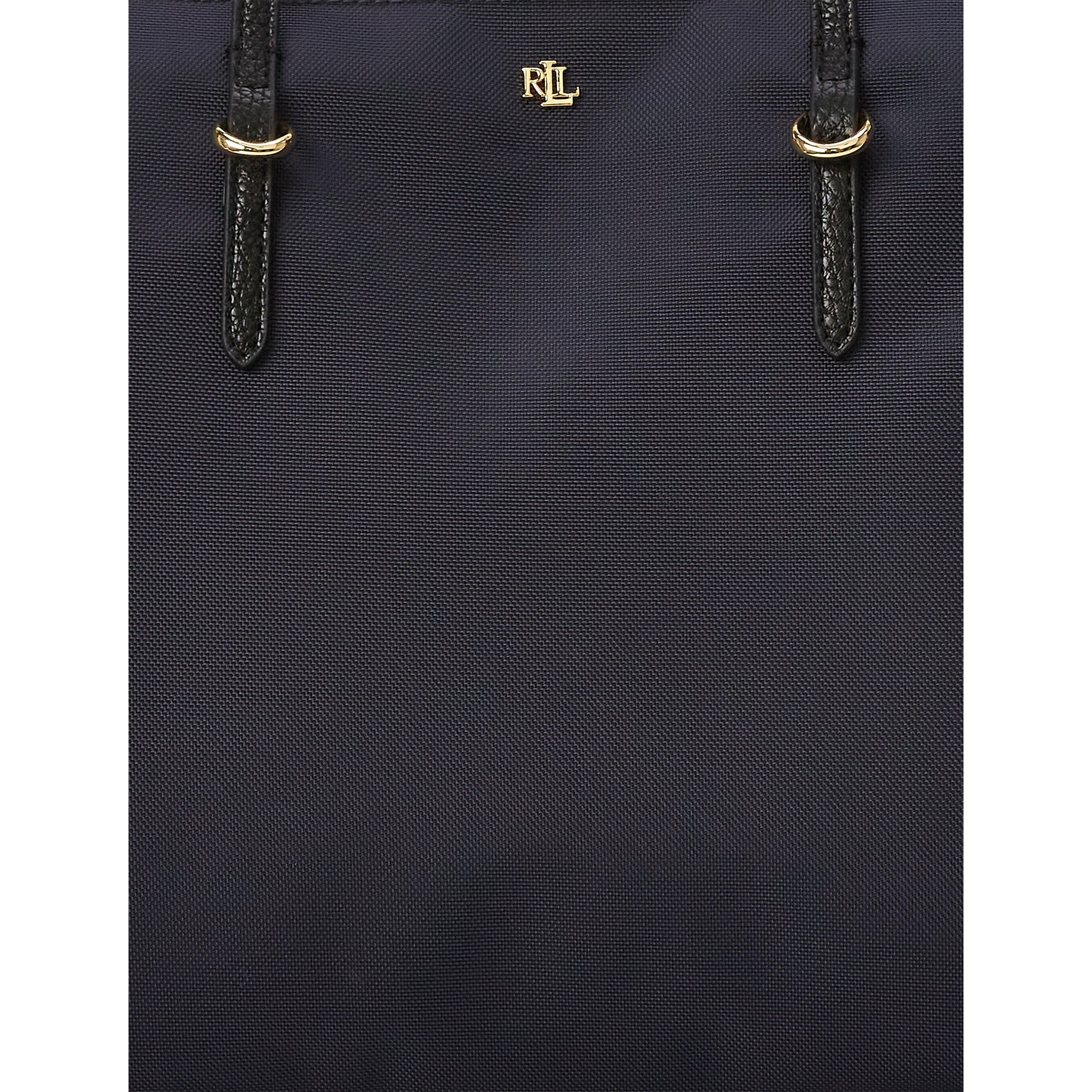 Navy - Lauren by Ralph Lauren - Medium Keaton Tote Bag - 5