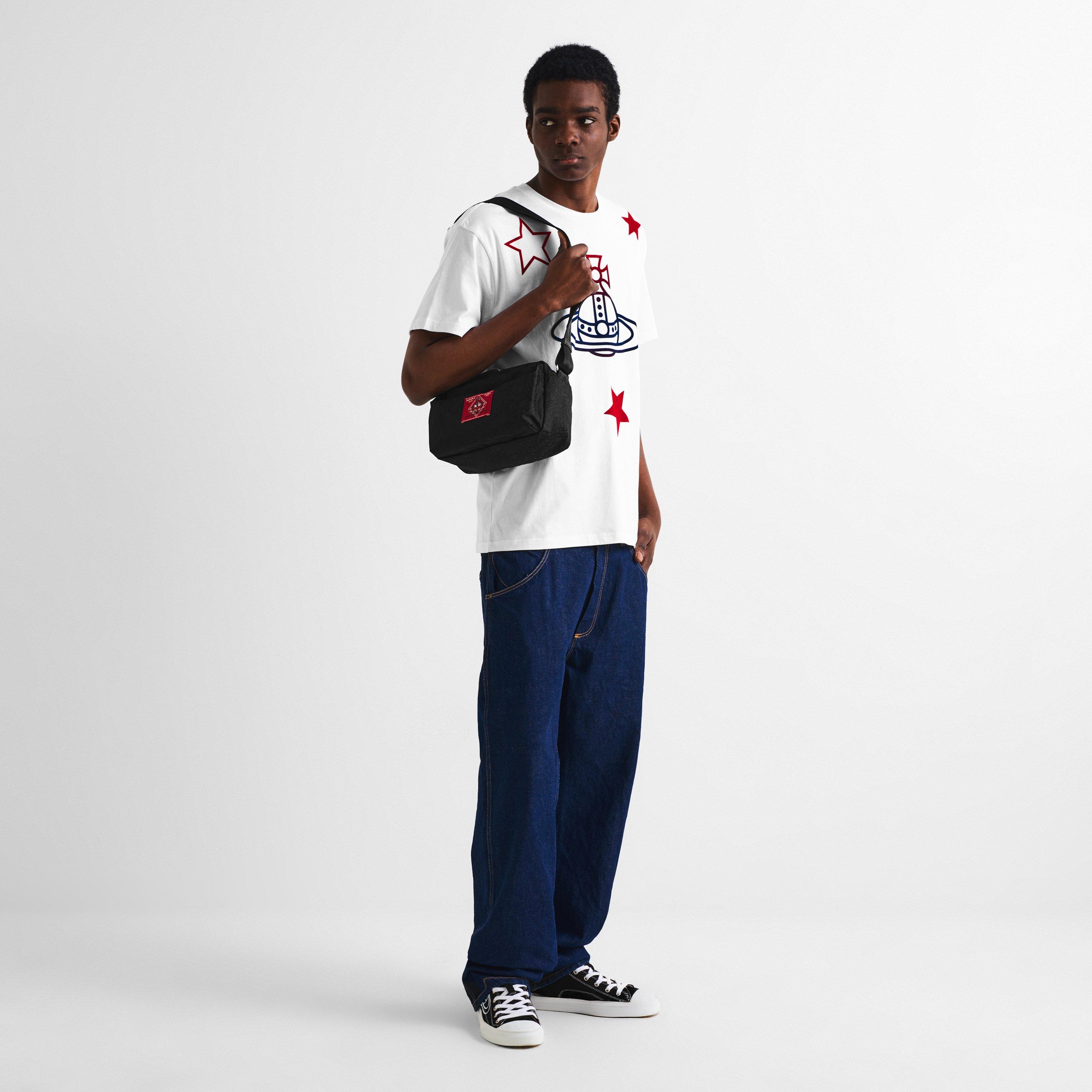 Black - Vivienne Westwood - Men's Crossbody Bag - 6