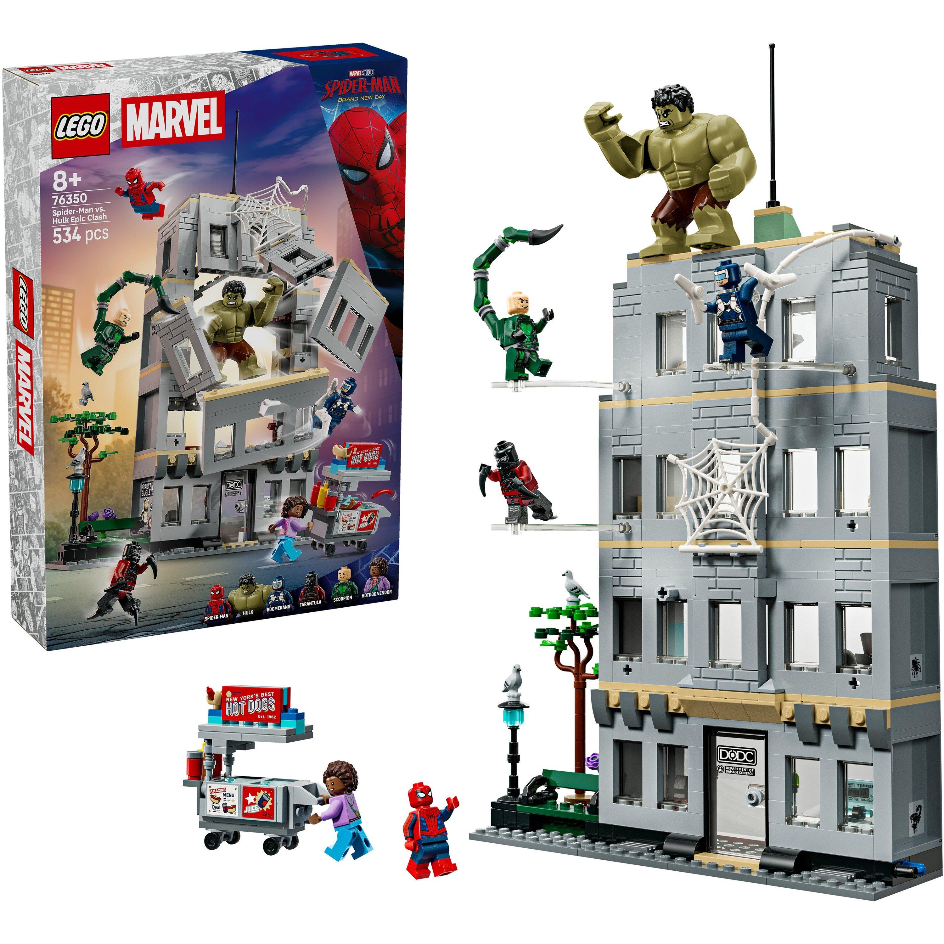Super Heroes - LEGO - Marvel Spider-Man vs. Hulk Epic Clash Set 76350 - 1