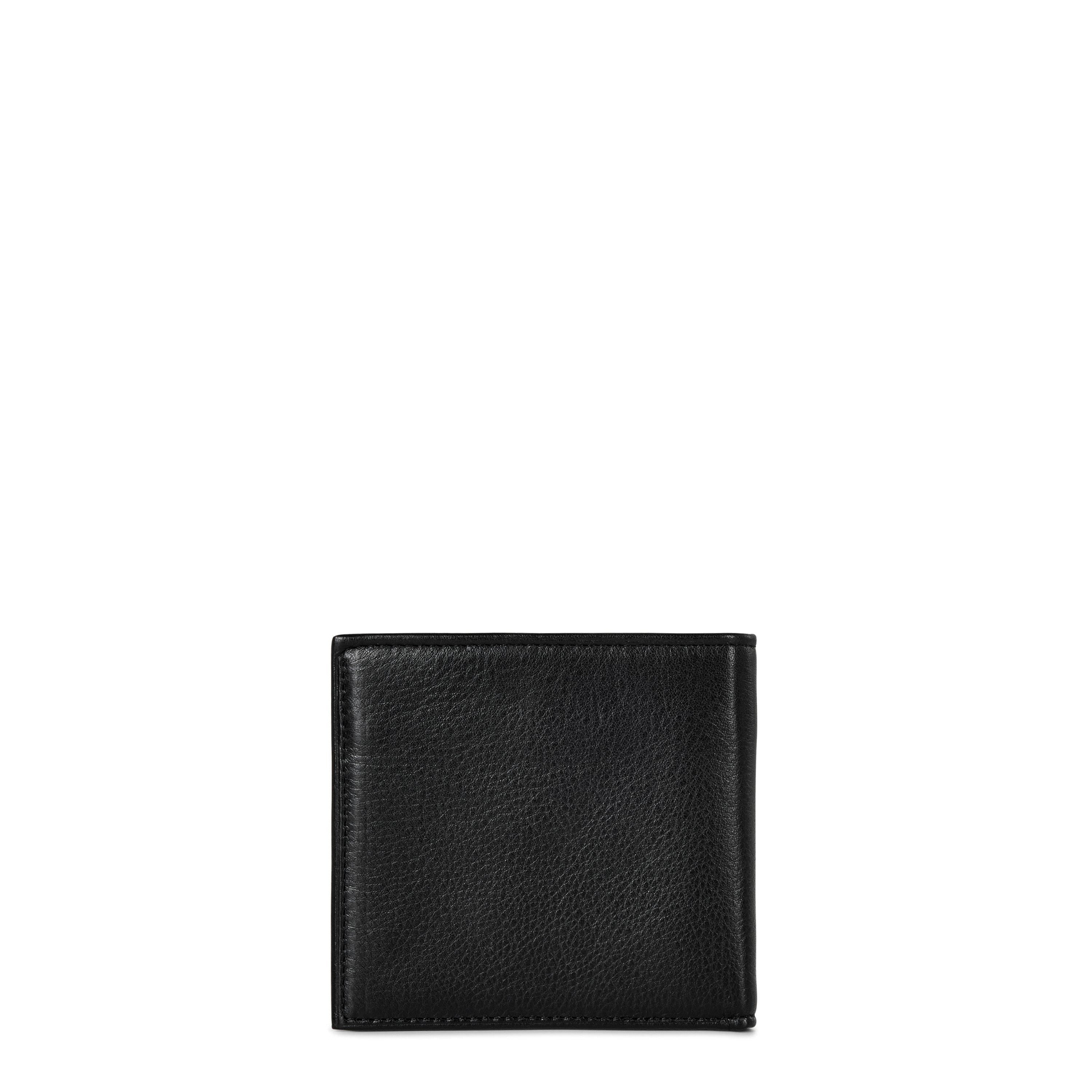 Black - Polo Ralph Lauren - Mens Pebble Leather Billfold Wallet - 2