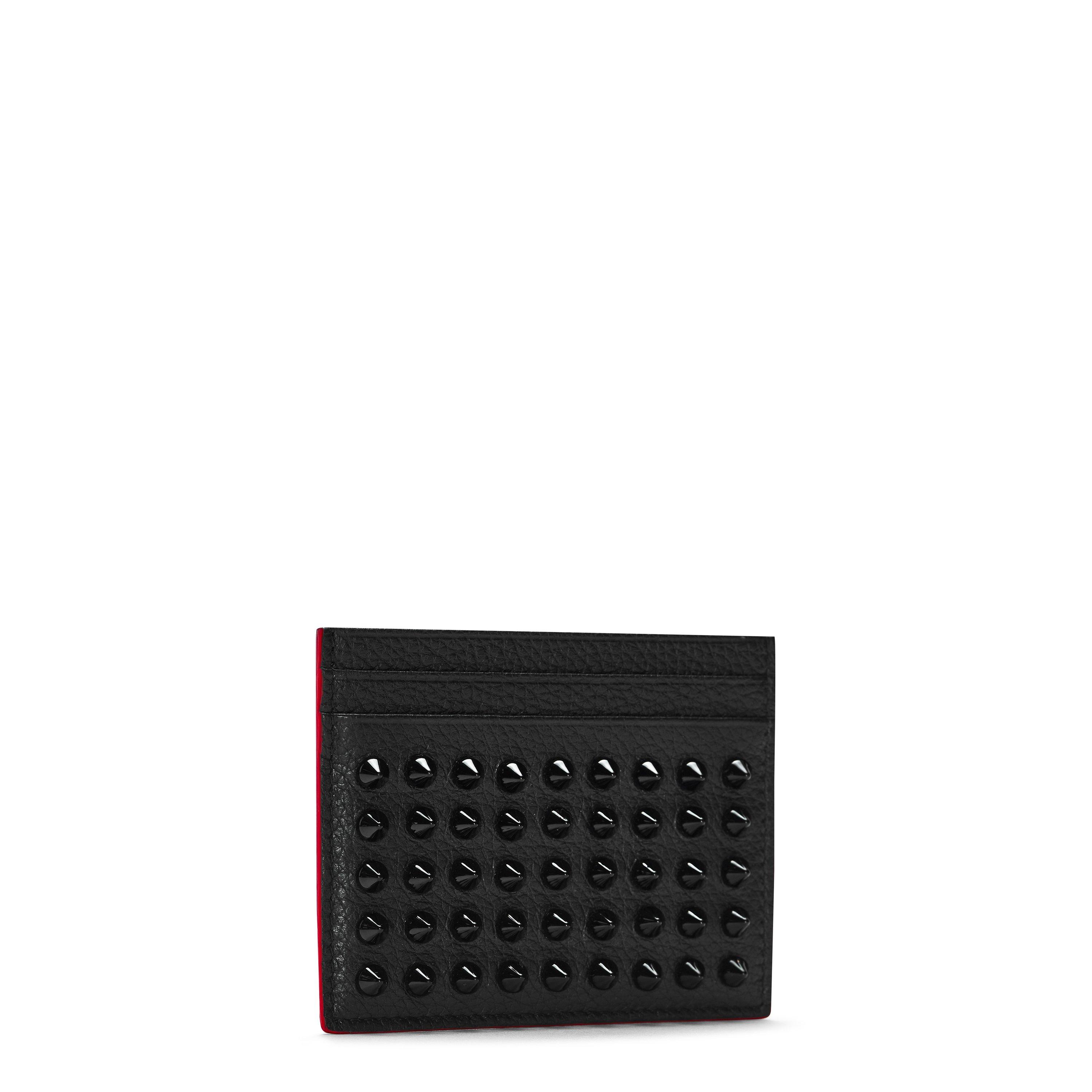 Black/Black - Christian Louboutin - Kios Card Holder - 2