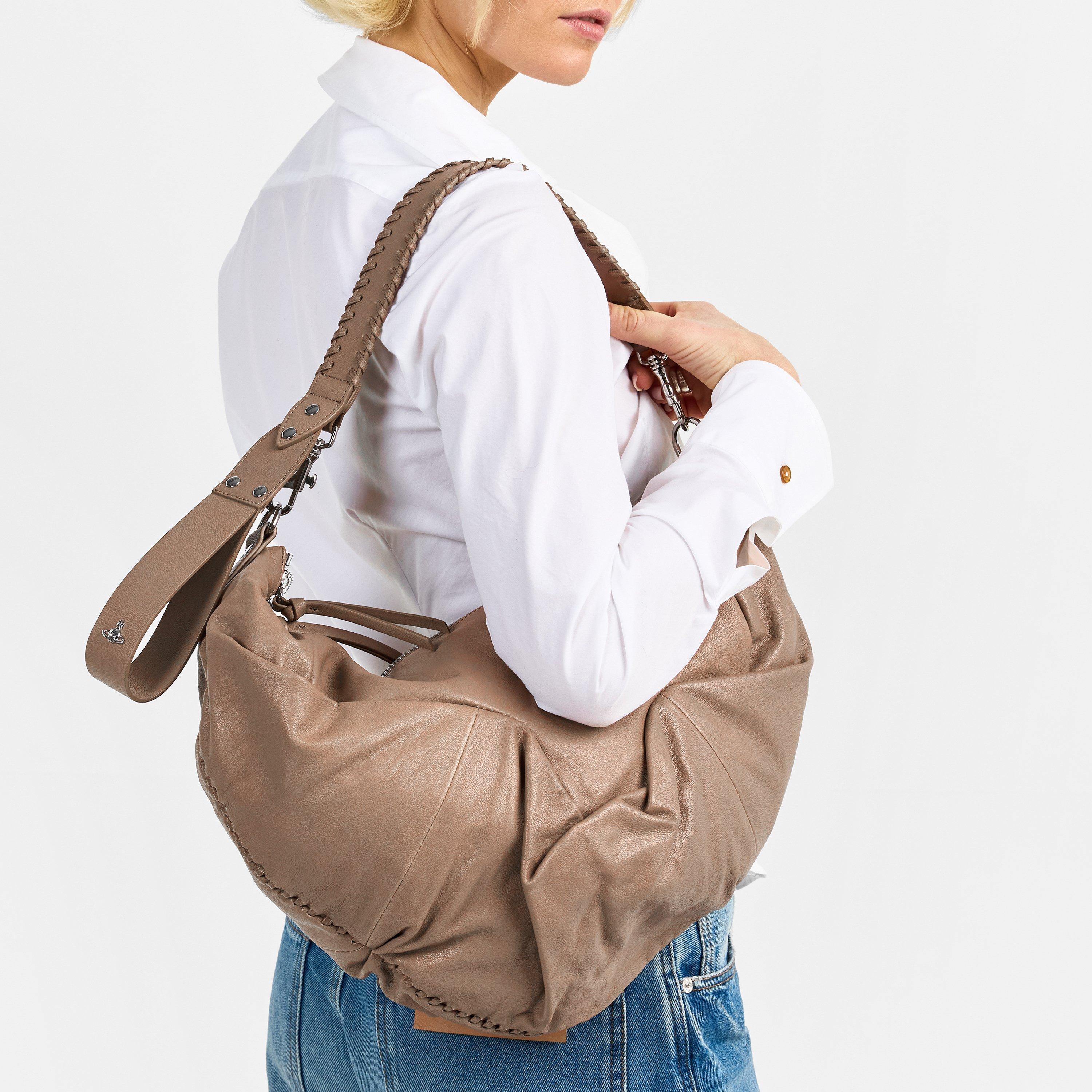 Grey - Vivienne Westwood - Women's Viv Agnes Medium Shoulder Bag - 3