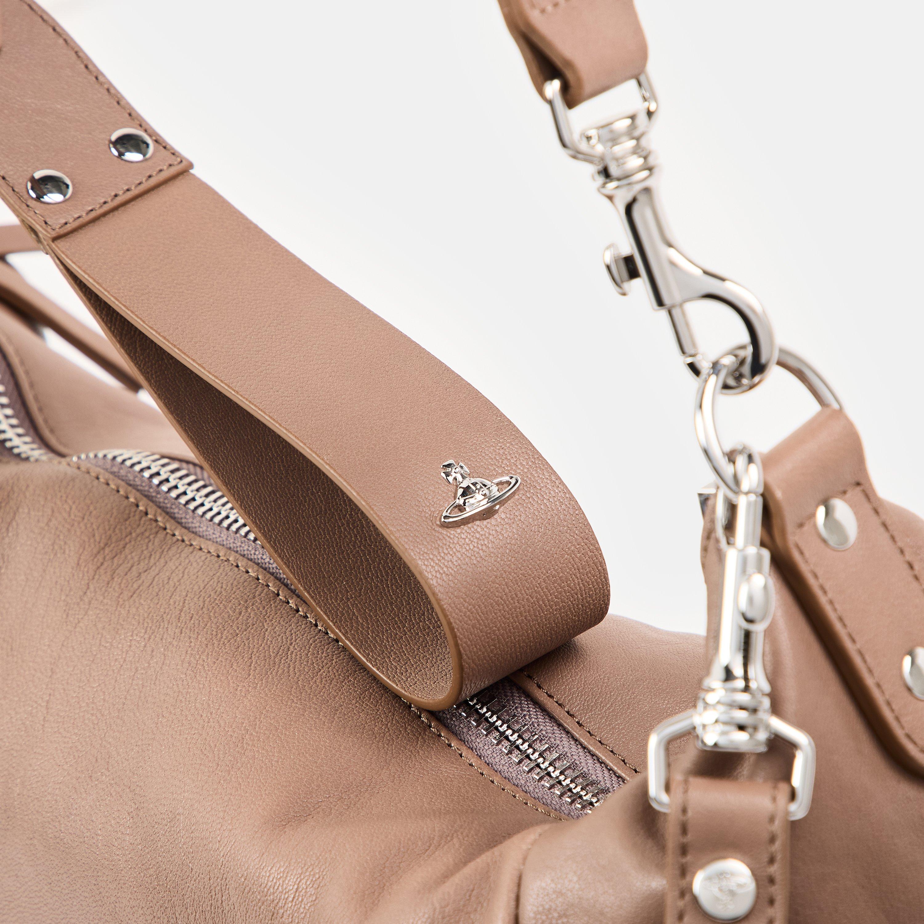 Grey - Vivienne Westwood - Women's Viv Agnes Medium Shoulder Bag - 4