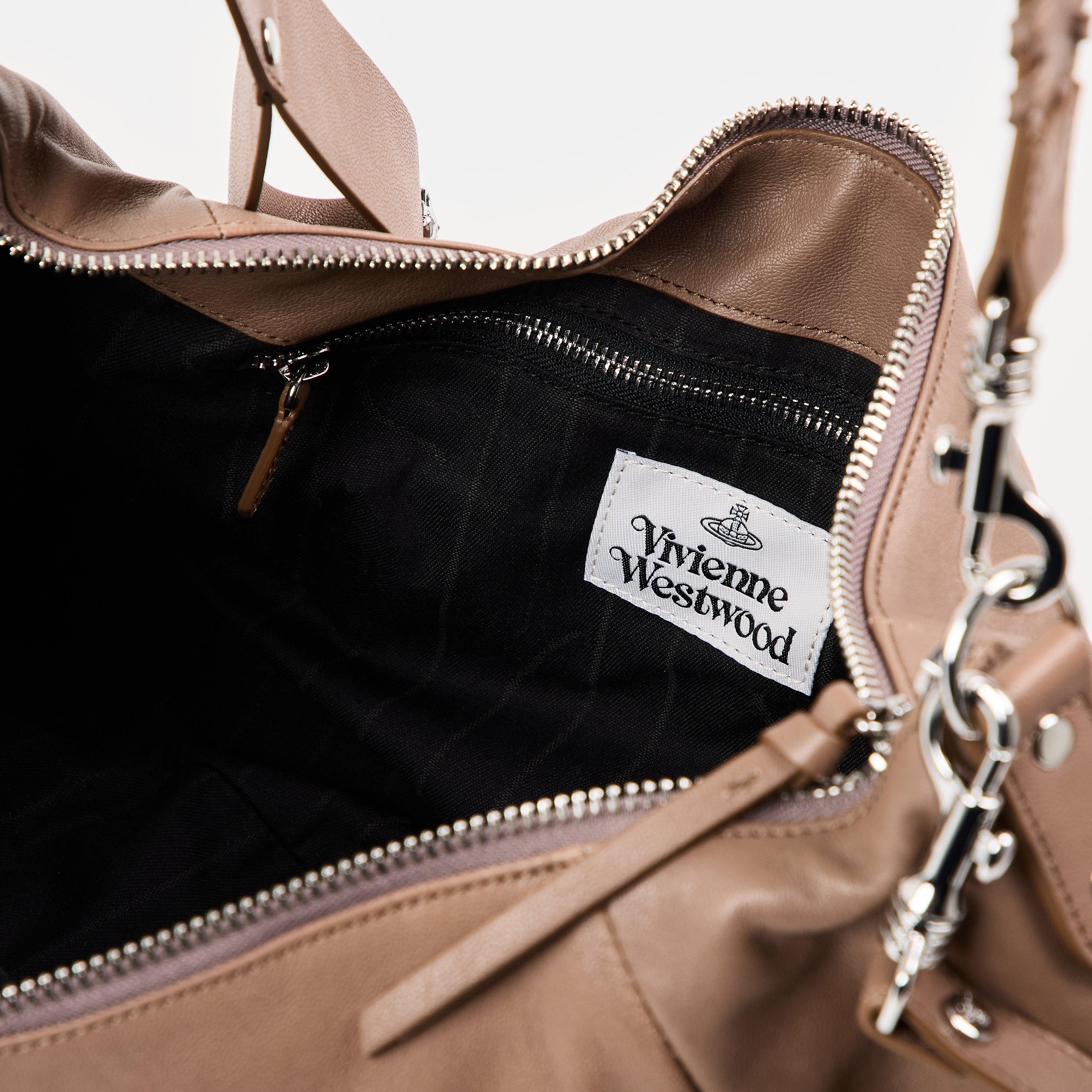 Grey - Vivienne Westwood - Women's Viv Agnes Medium Shoulder Bag - 5