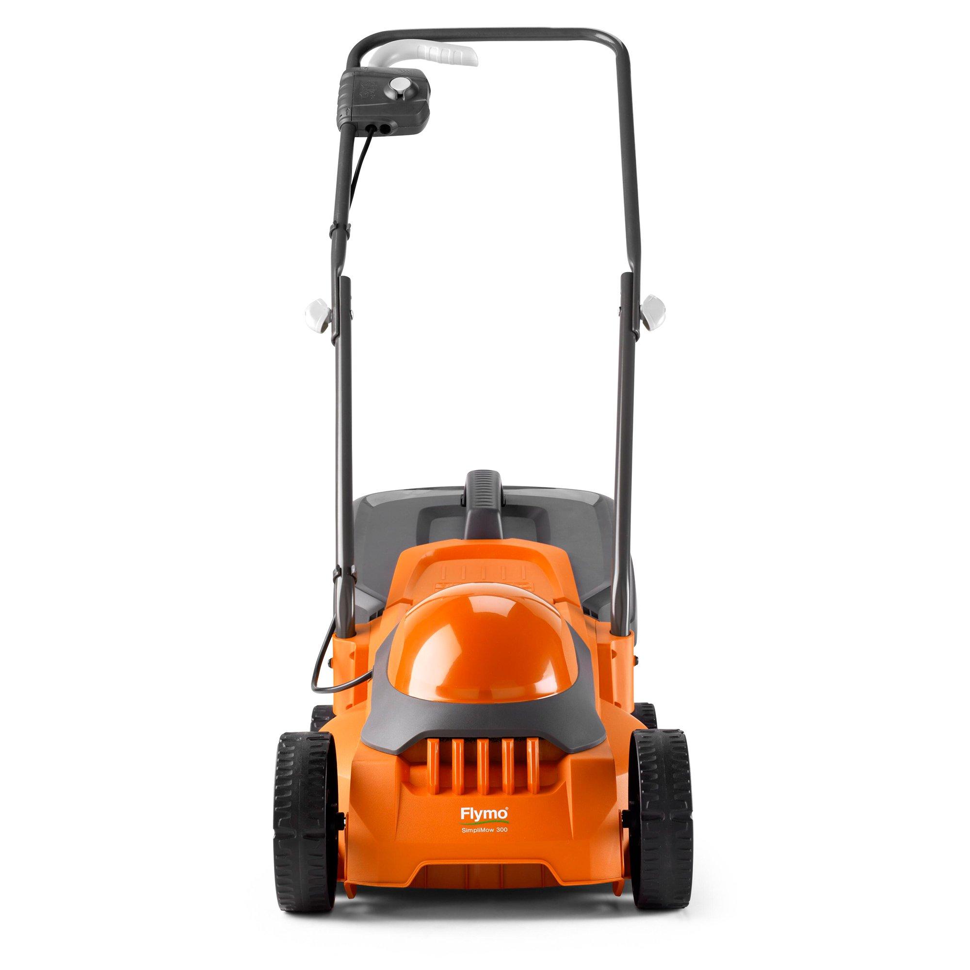 ORANGE - Flymo - SimpliMow 300 Electric Corded Rotary Lawnmower and Grass Trimmer Twin Pack - 6