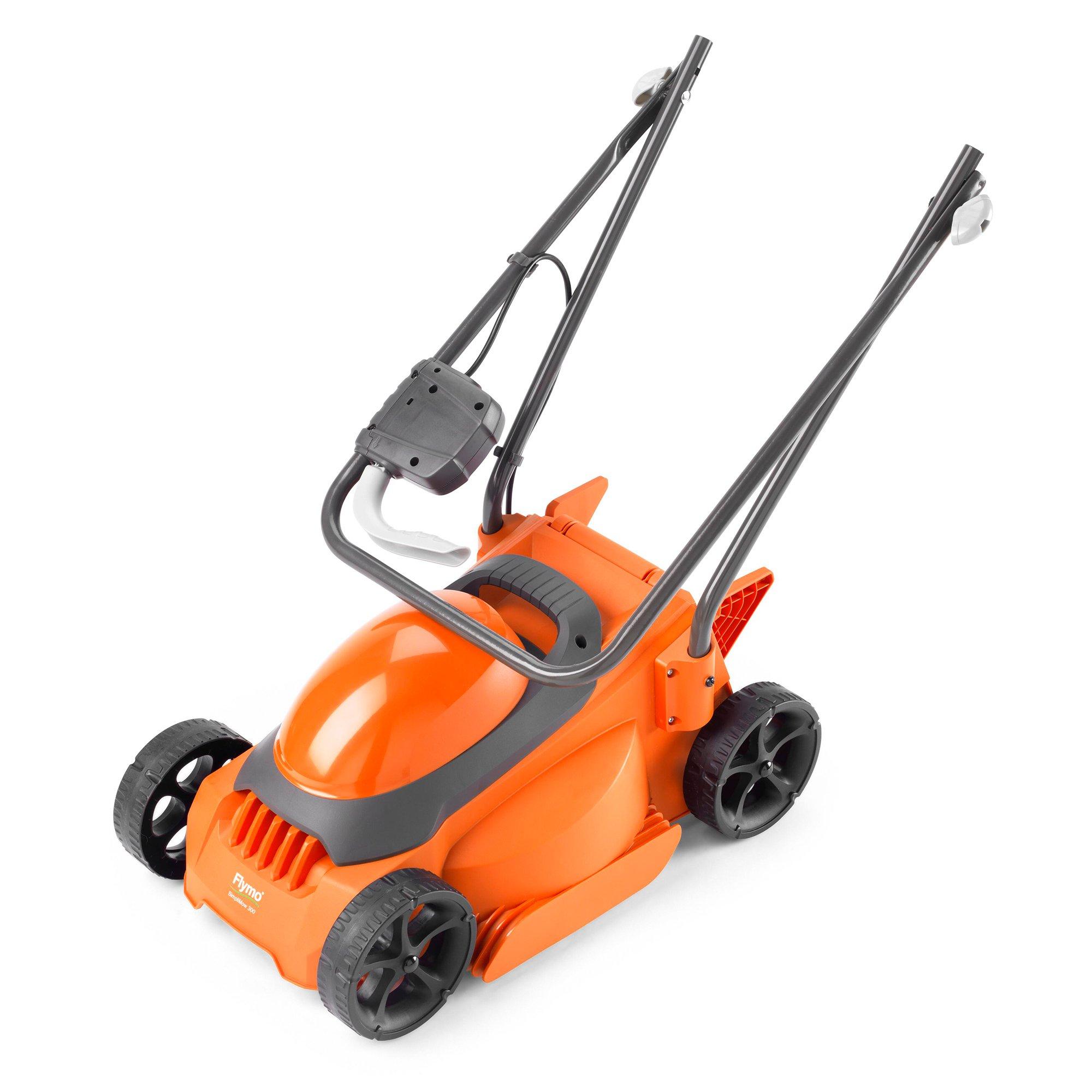 ORANGE - Flymo - SimpliMow 300 Electric Corded Rotary Lawnmower and Grass Trimmer Twin Pack - 7