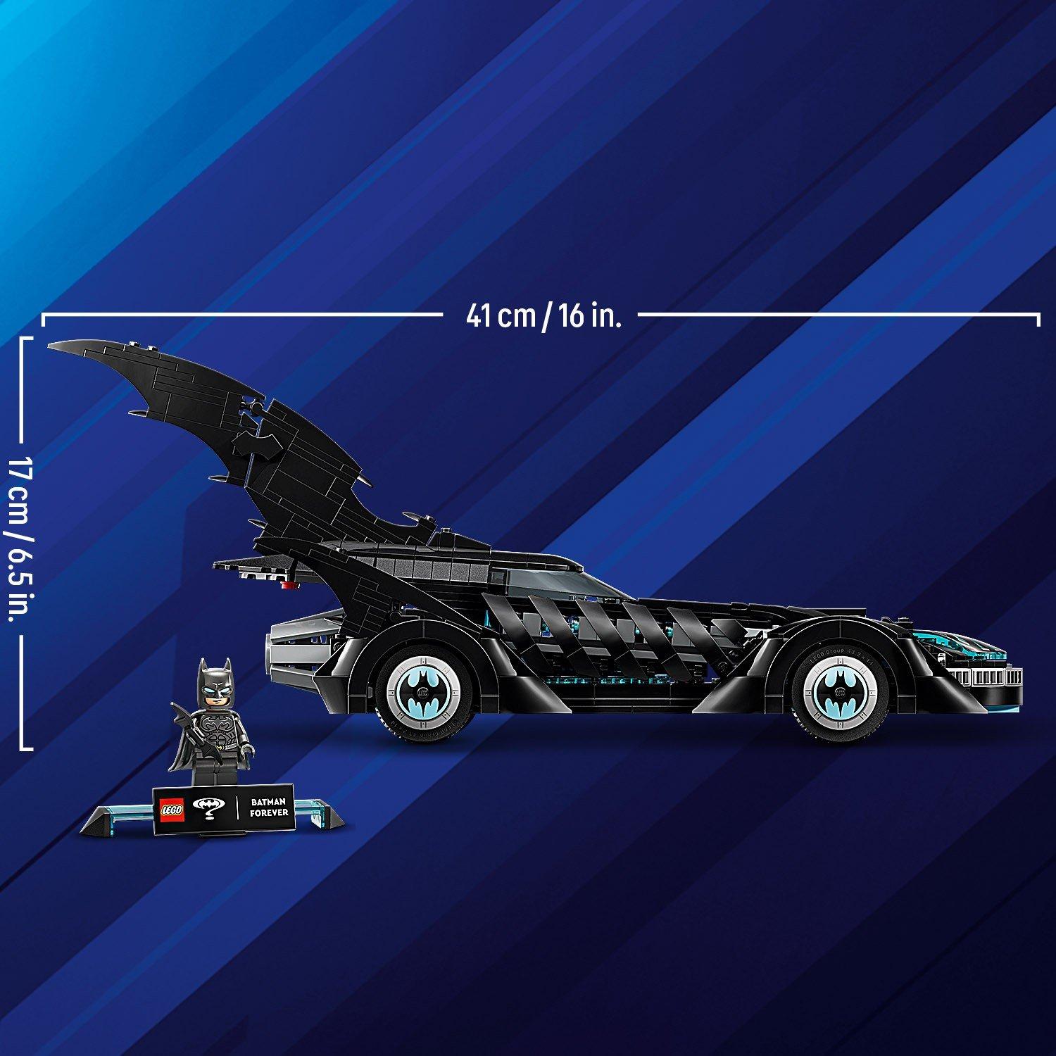 Batmobile - LEGO - LEGO® DC Batman™ 76304: Batman Forever™ Batmobile™ Super Hero™ Toy for Kids - 12