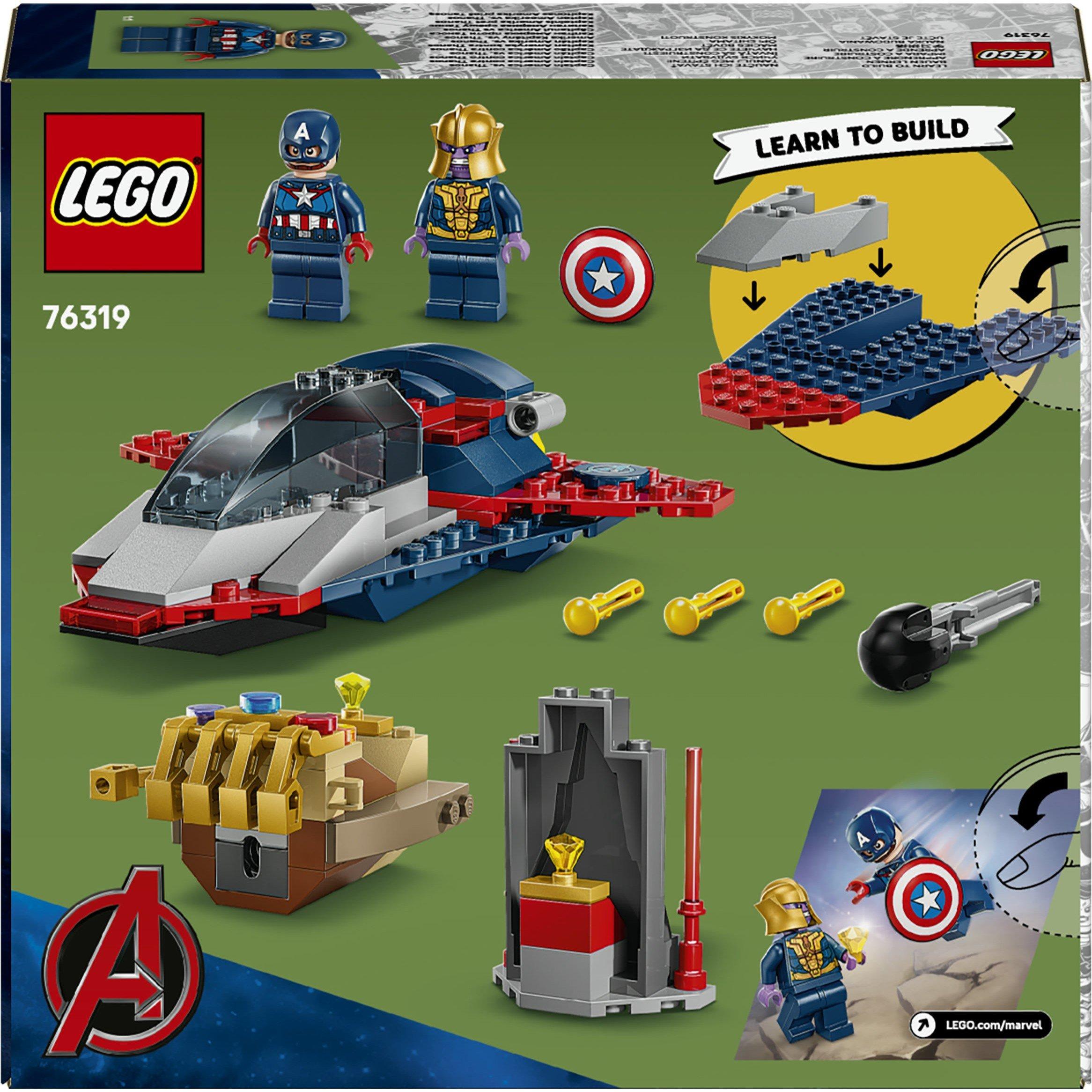AmericaVsThanos - LEGO - LEGO® Marvel 76319 Captain America vs. Thanos with 2 Minifigures - 9