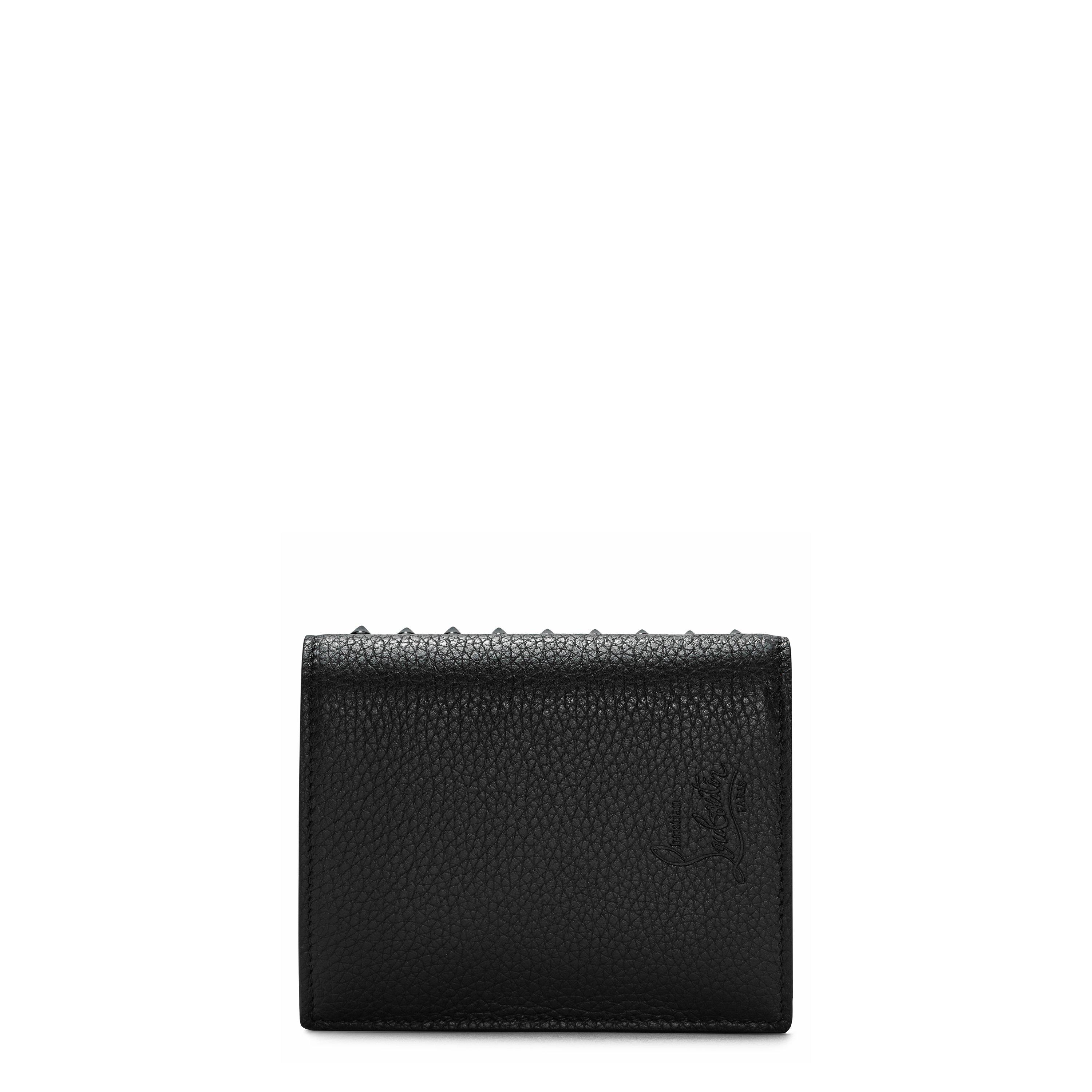 【国内発】新作 [2-5日着] 限定 C.Louboutin Paros WALLET Paros - Wallet - Grained calf leather and spikes - Black