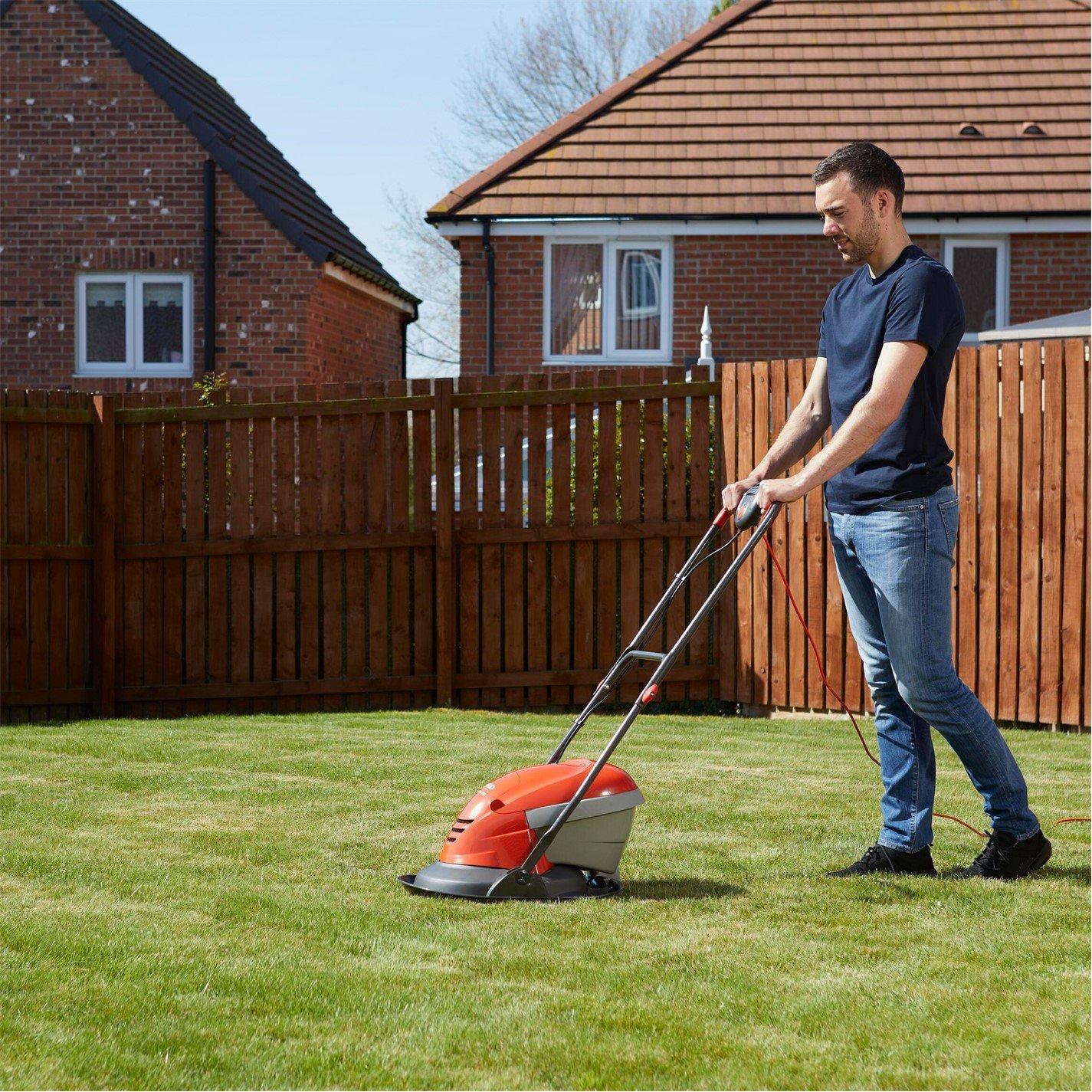 ORANGE - Flymo - Hover Vac 250 Electric Corded Hover Lawnmower - 3