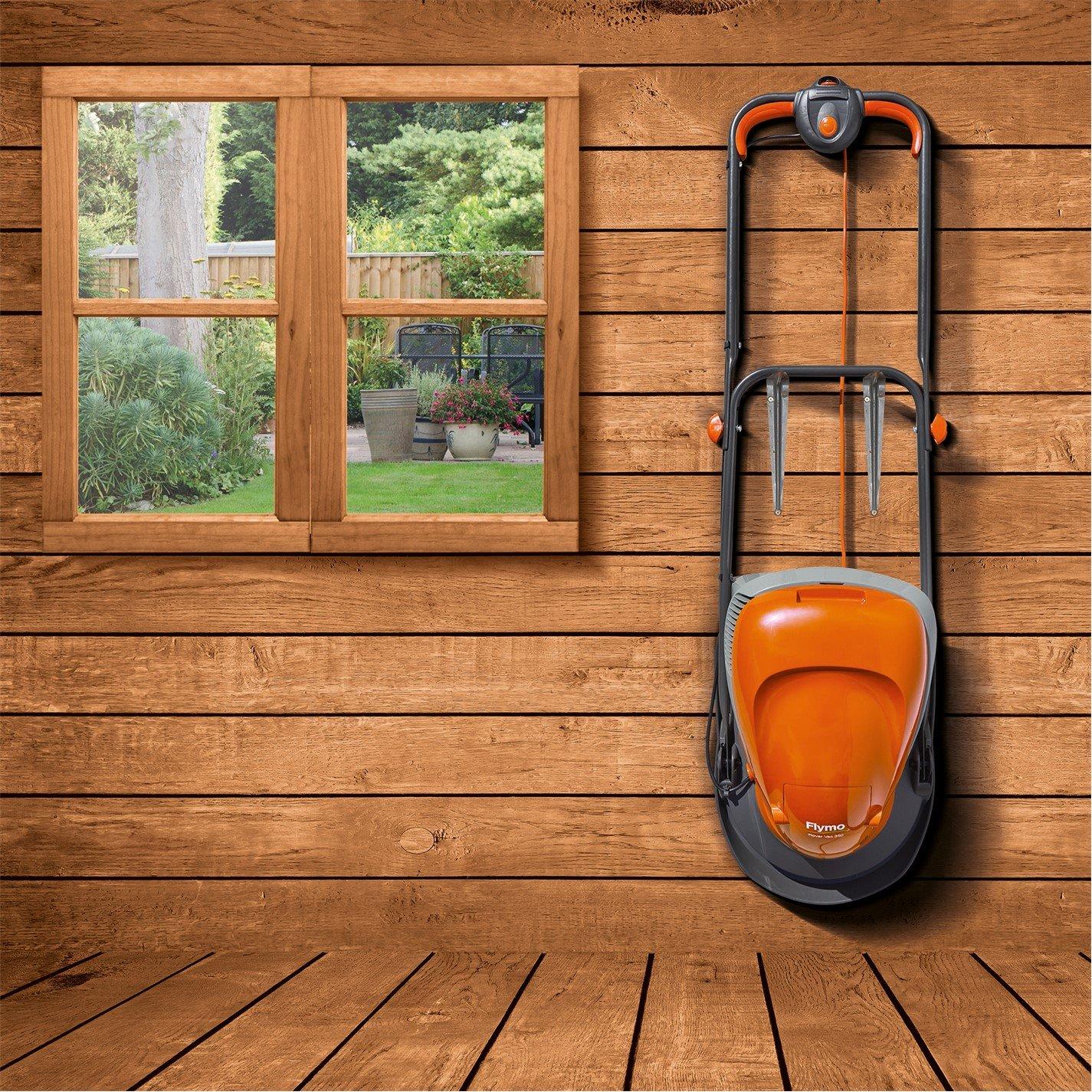 ORANGE - Flymo - Hover Vac 250 Electric Corded Hover Lawnmower - 8