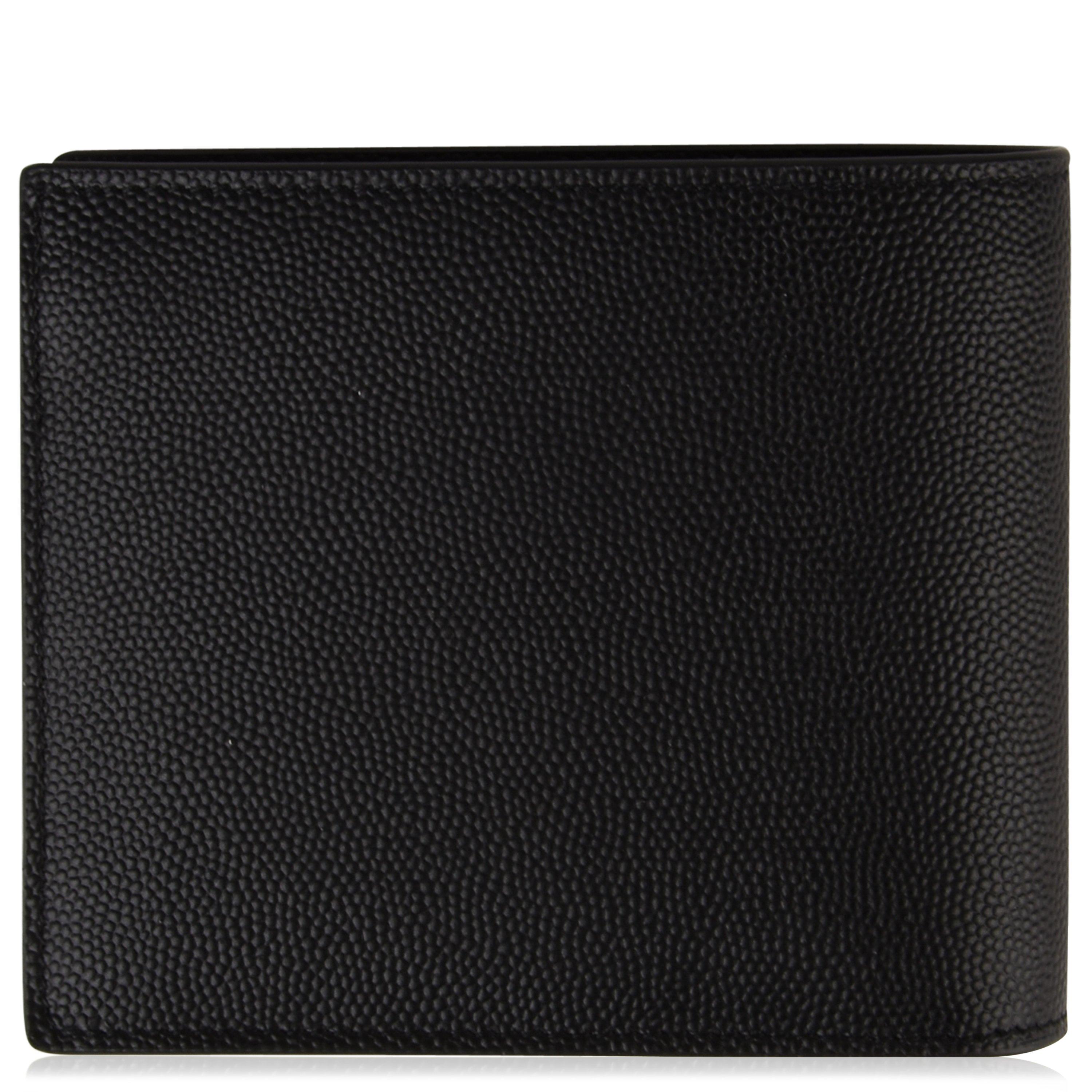 Nero 1000 - Saint Laurent - East/West Grained Leather Wallet - 2