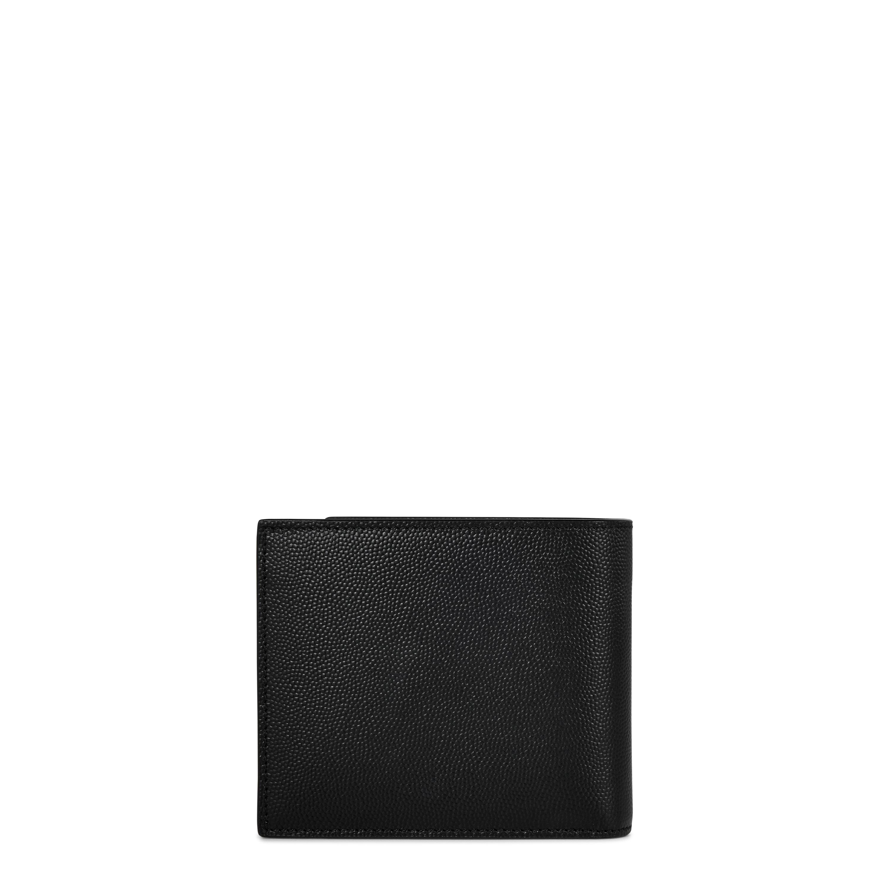 Nero 1000 - Saint Laurent - East/West Grained Leather Wallet - 3
