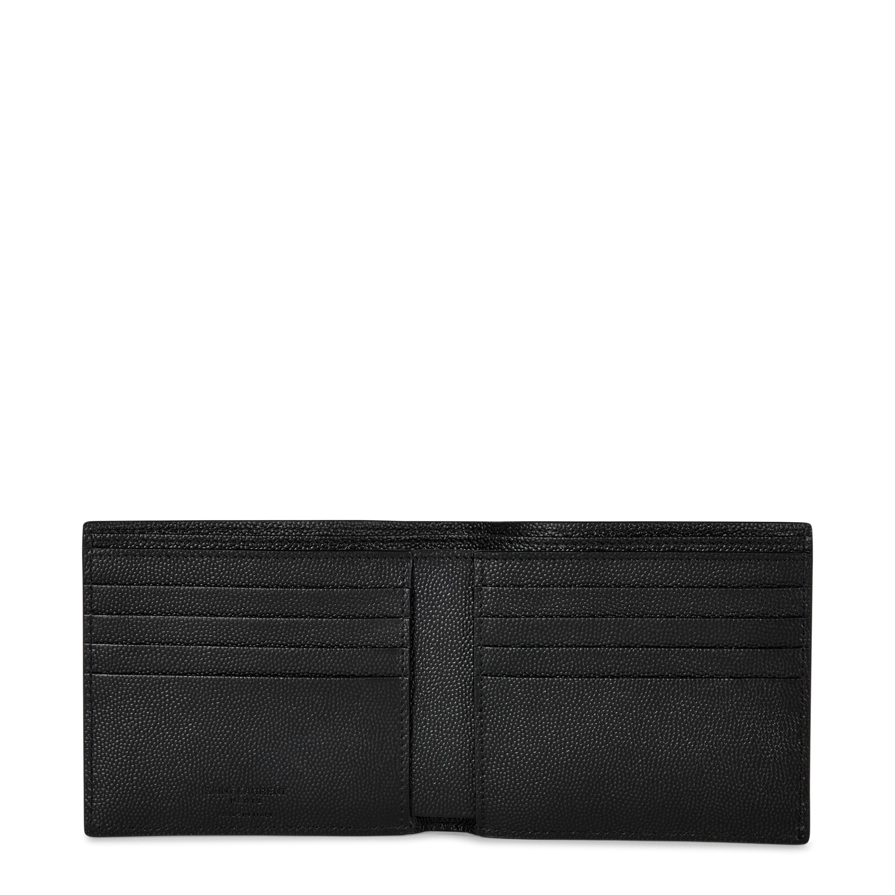 Nero 1000 - Saint Laurent - East/West Grained Leather Wallet - 4