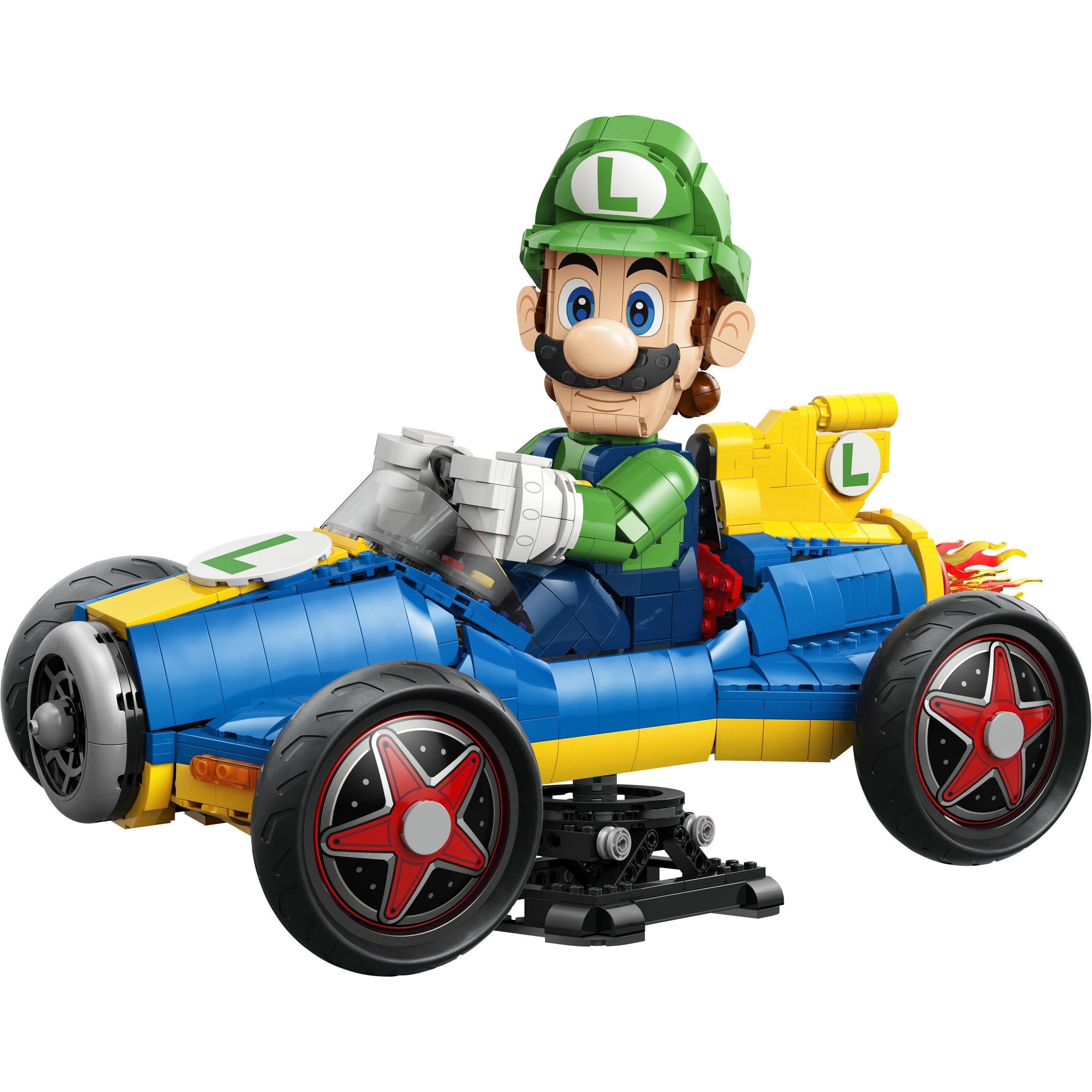 Luigi Kart - LEGO - Super Mario: Mario Kart – Luigi & Mach 8 Set 72050 - 2
