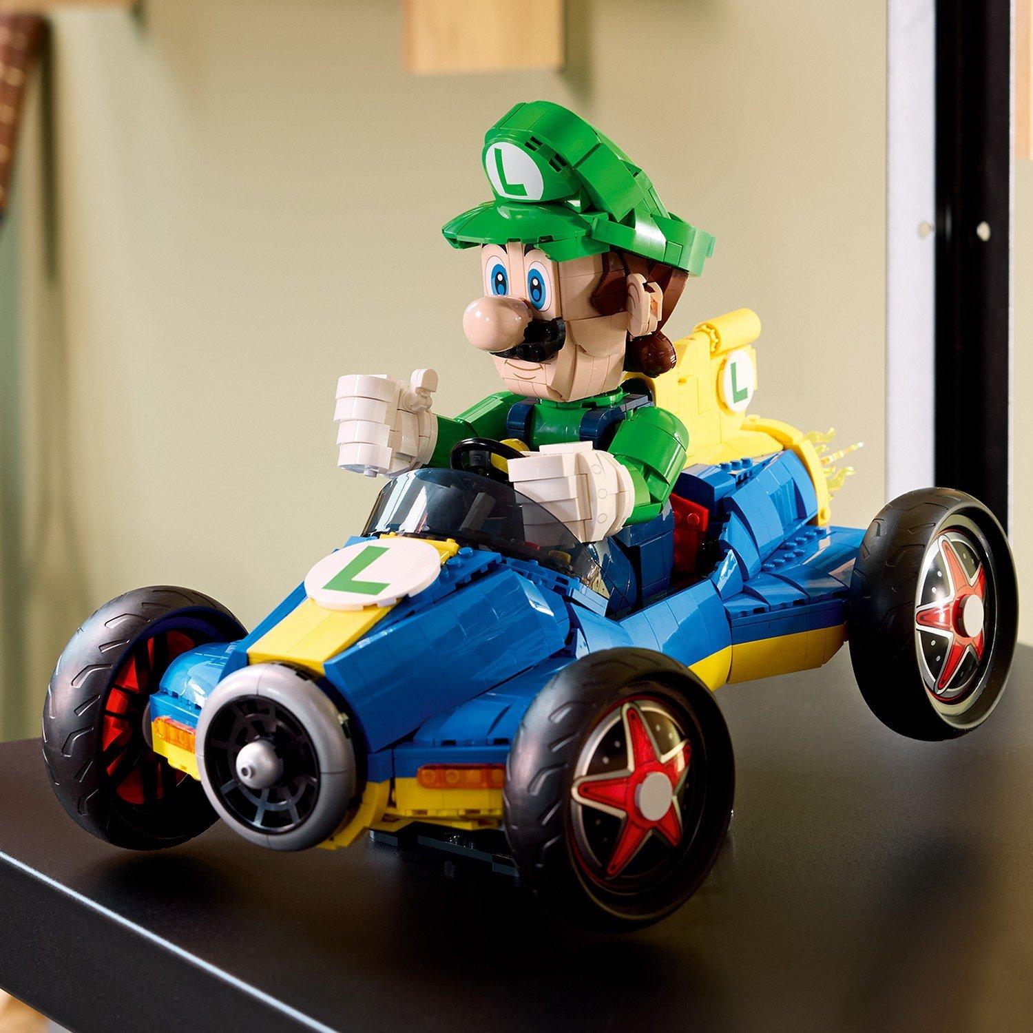 Luigi Kart - LEGO - Super Mario: Mario Kart – Luigi & Mach 8 Set 72050 - 11