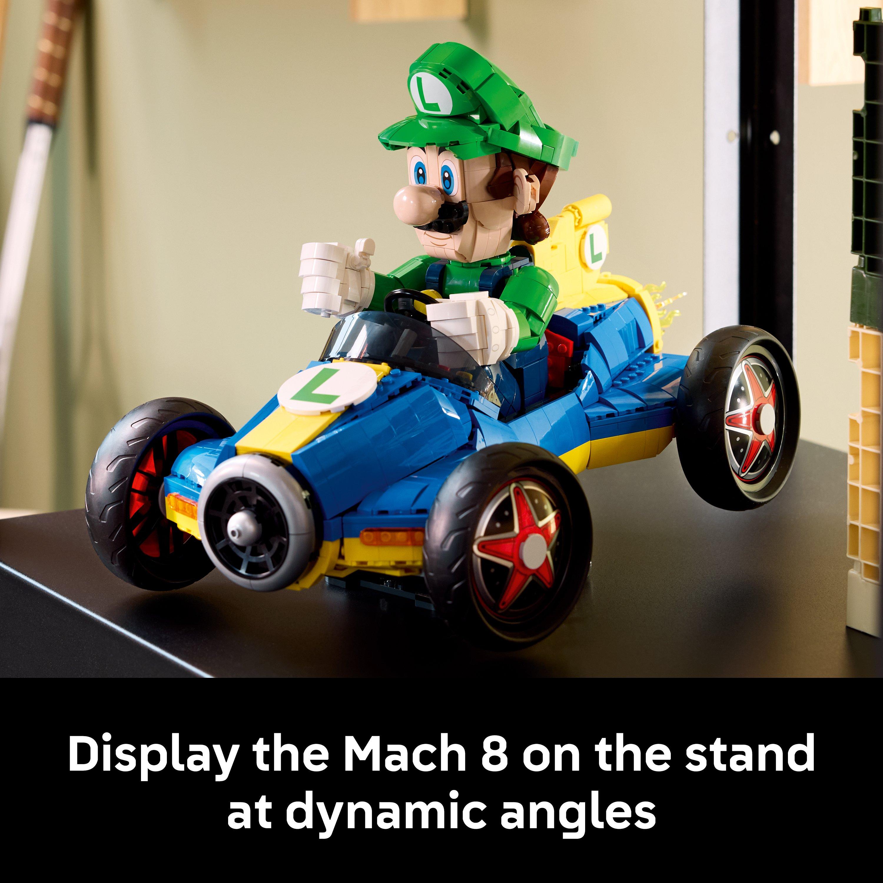 Luigi Kart - LEGO - Super Mario: Mario Kart – Luigi & Mach 8 Set 72050 - 14