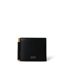 Tom Ford Leather Money Clip Wallet