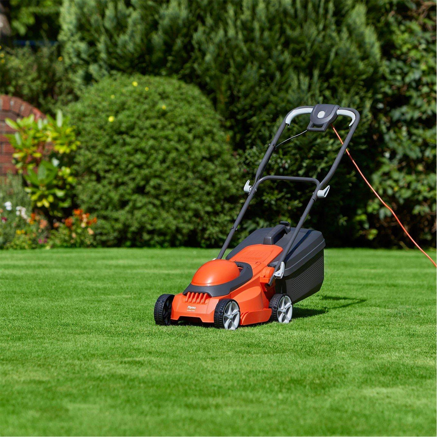 ORANGE - Flymo - EasiStore 300R Electric Corded Rotary Lawnmower - 1