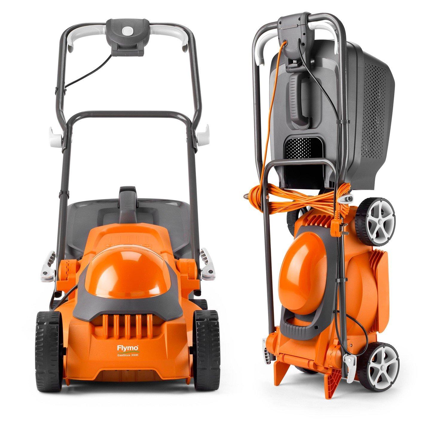 ORANGE - Flymo - EasiStore 300R Electric Corded Rotary Lawnmower - 9