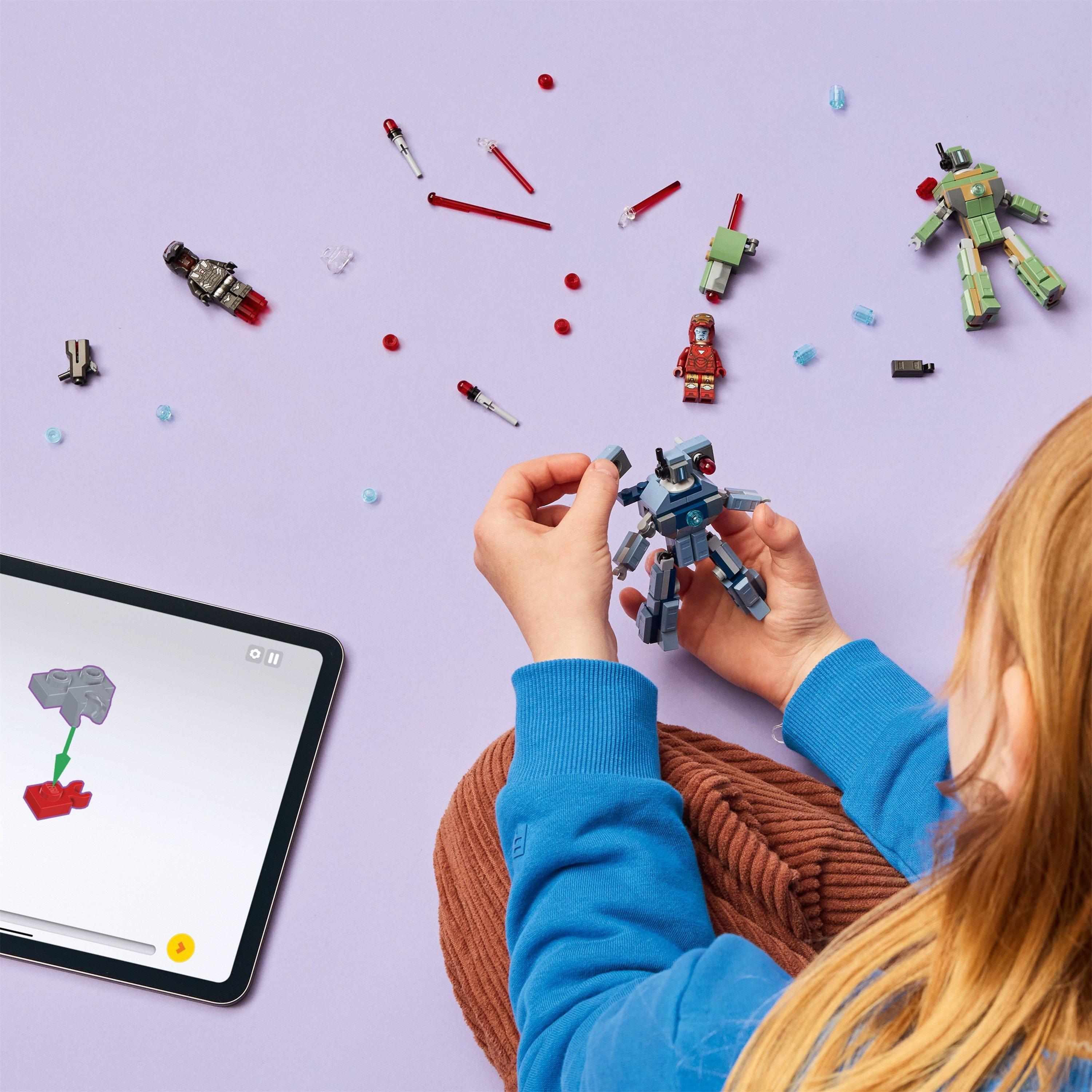 IronM and WarM - LEGO - LEGO® Marvel 76320 Iron Man & War Machine vs. Hammer Drones Building Toy - 3