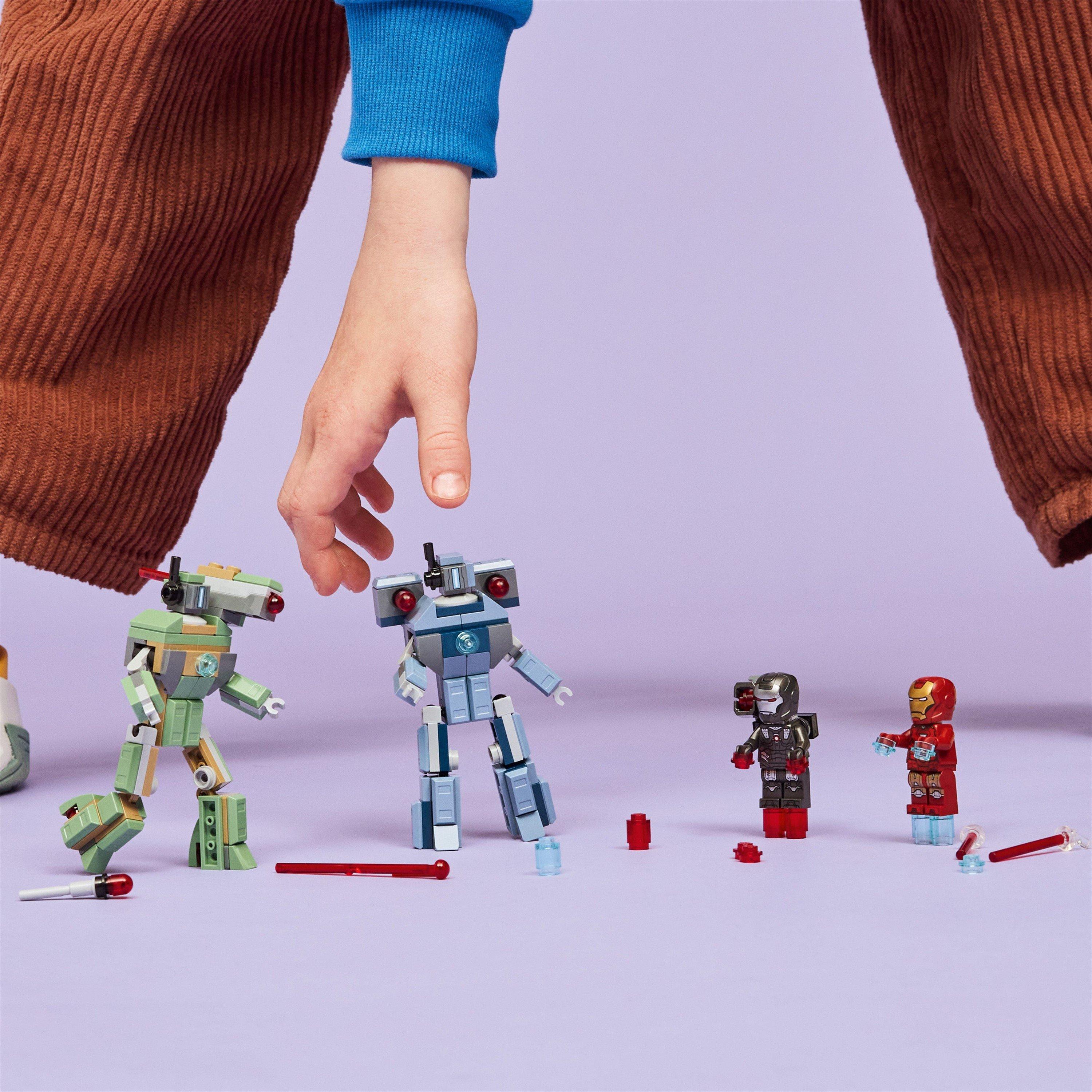 IronM and WarM - LEGO - LEGO® Marvel 76320 Iron Man & War Machine vs. Hammer Drones Building Toy - 5