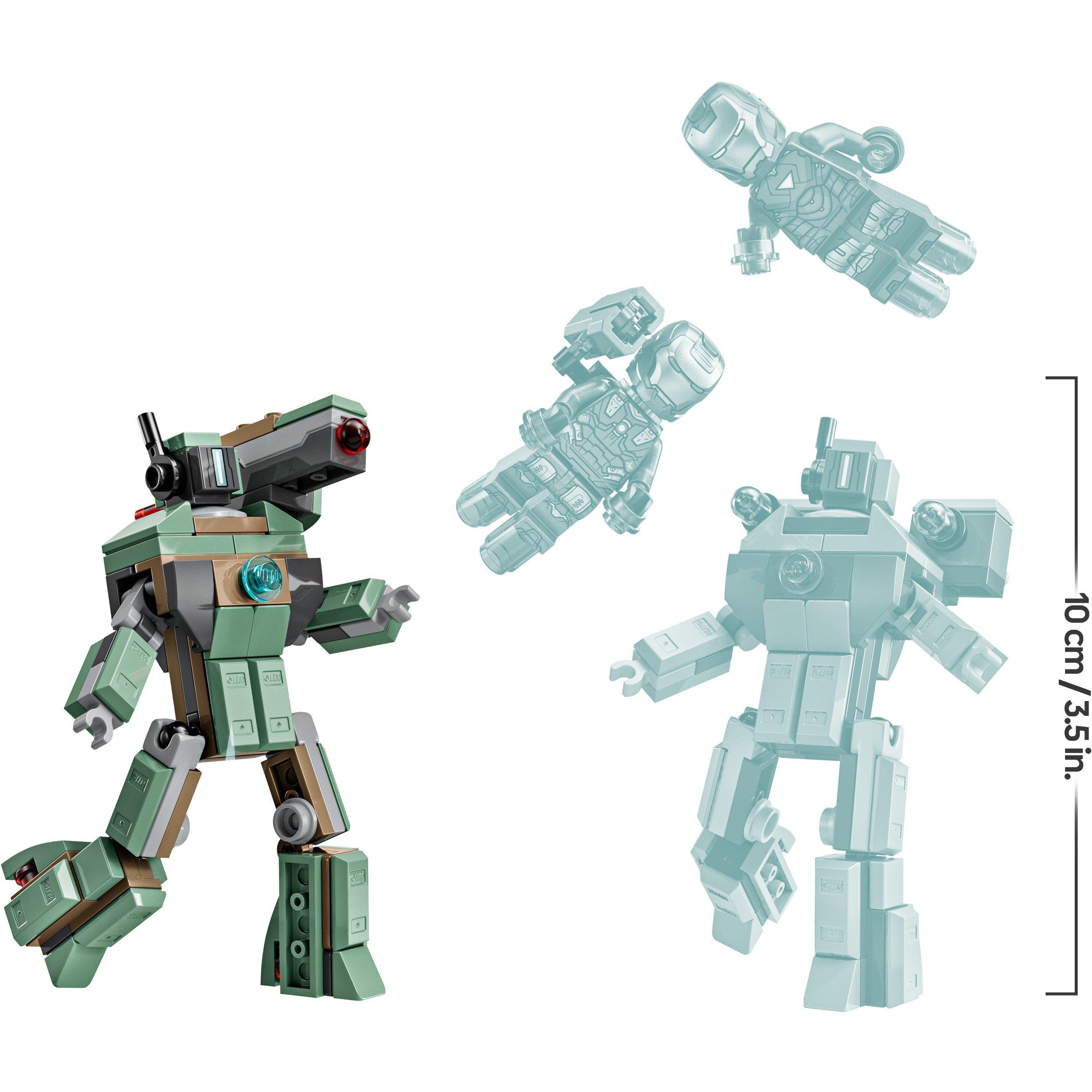 IronM and WarM - LEGO - LEGO® Marvel 76320 Iron Man & War Machine vs. Hammer Drones Building Toy - 8