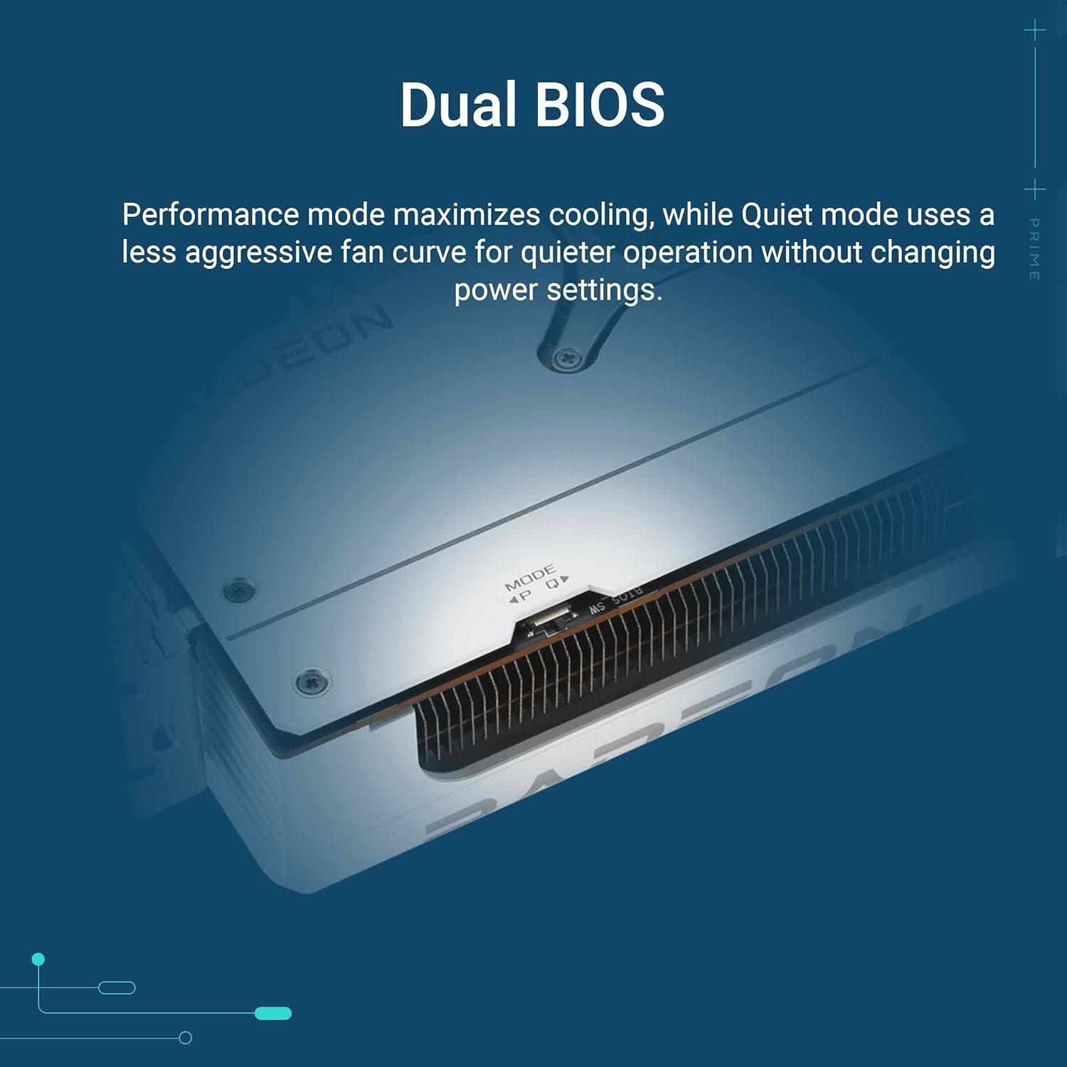 Black - ASUS - ASUS Prime Radeon RX 9070 XT White OC Edition 16GB GDDR6 Gaming Graphics Card - 5
