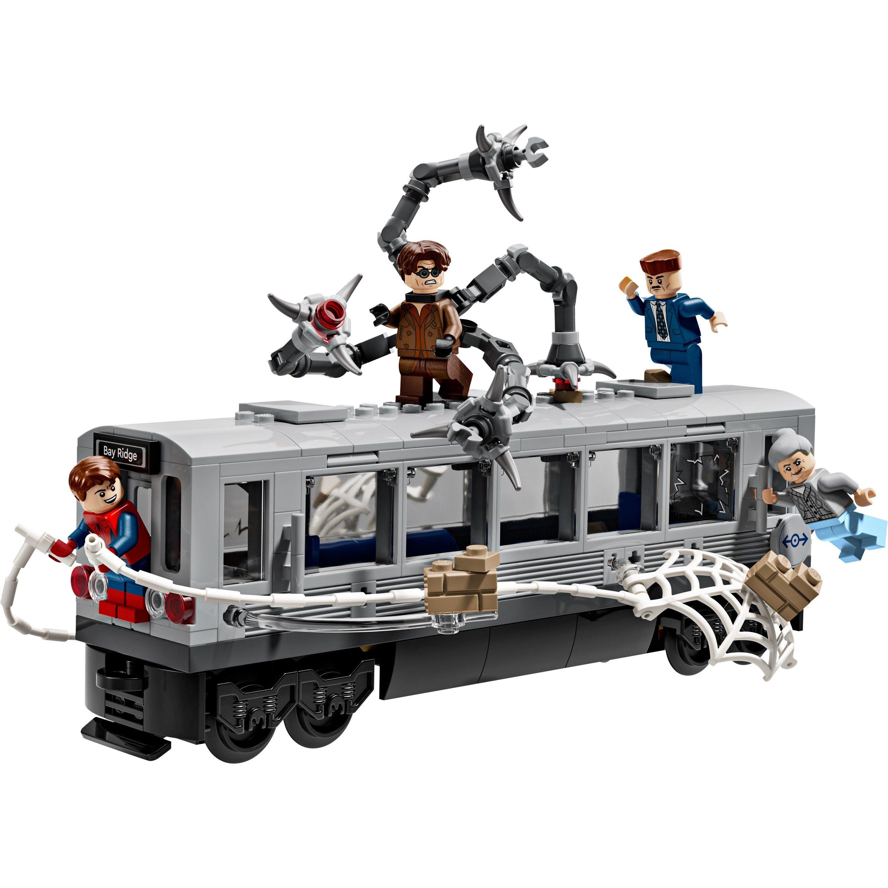 Subway Train - LEGO - LEGO® Marvel 76321 Spider-Man vs. Doc Ock Subway Train Scene Building Toy - 2