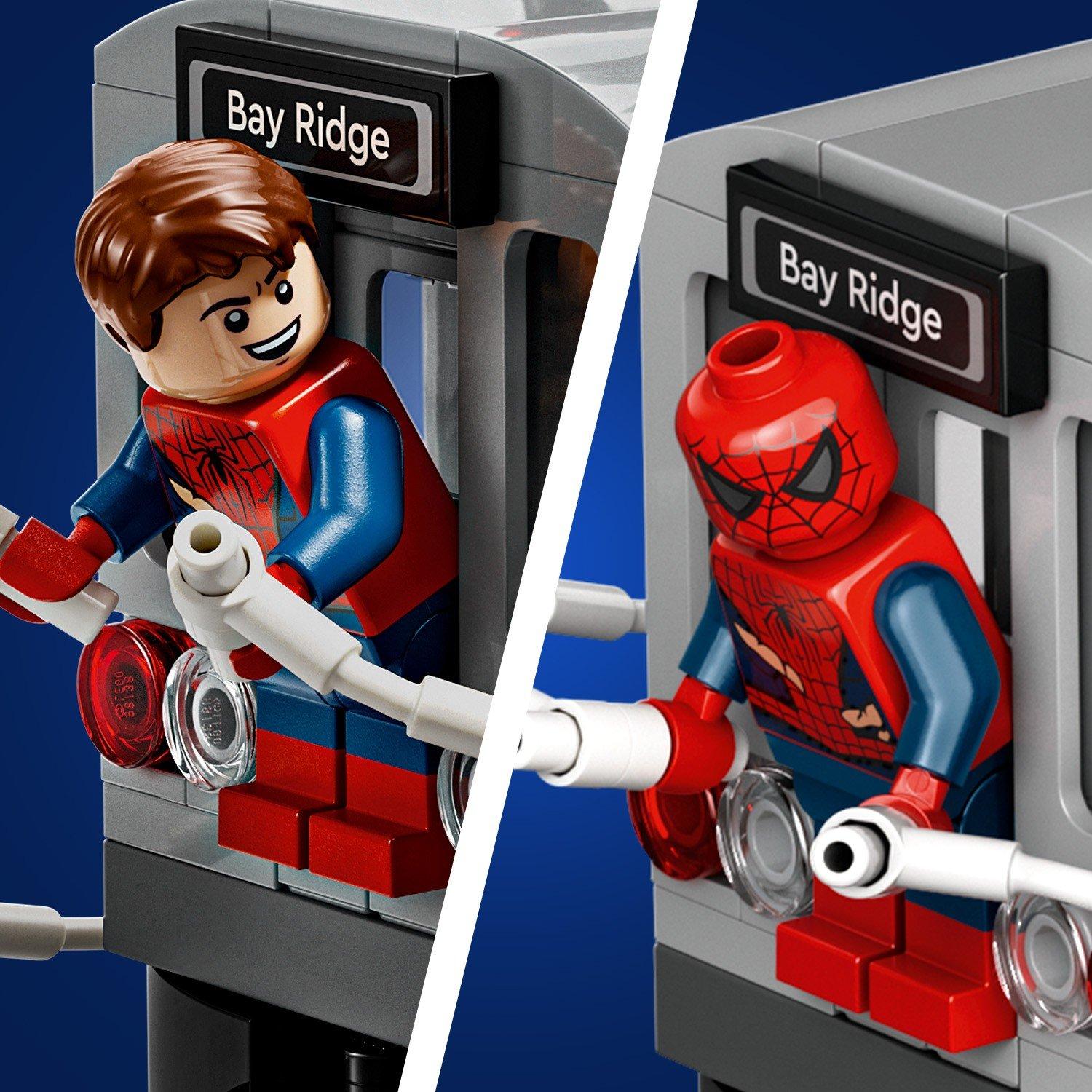 Subway Train - LEGO - LEGO® Marvel 76321 Spider-Man vs. Doc Ock Subway Train Scene Building Toy - 11