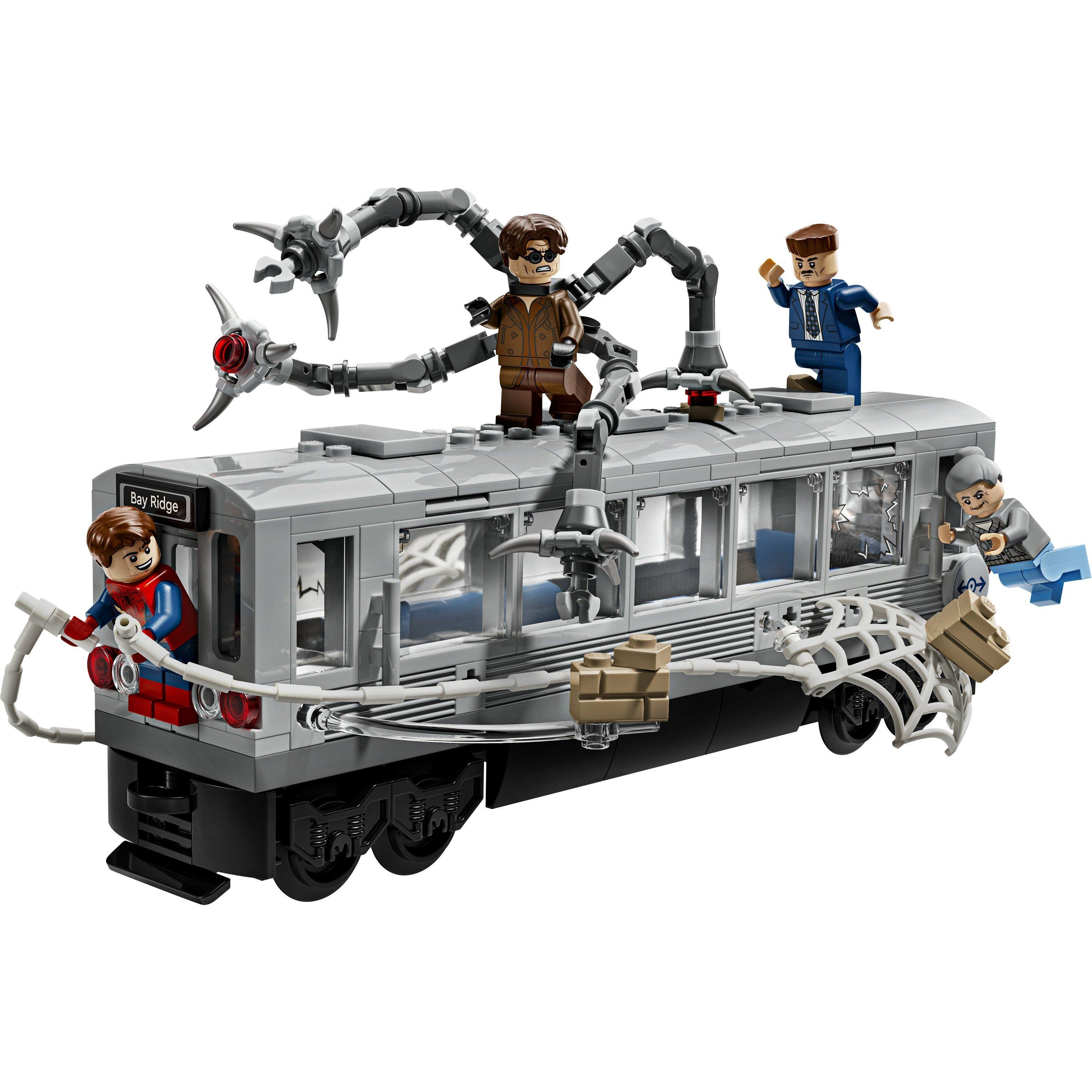 Subway Train - LEGO - LEGO® Marvel 76321 Spider-Man vs. Doc Ock Subway Train Scene Building Toy - 14