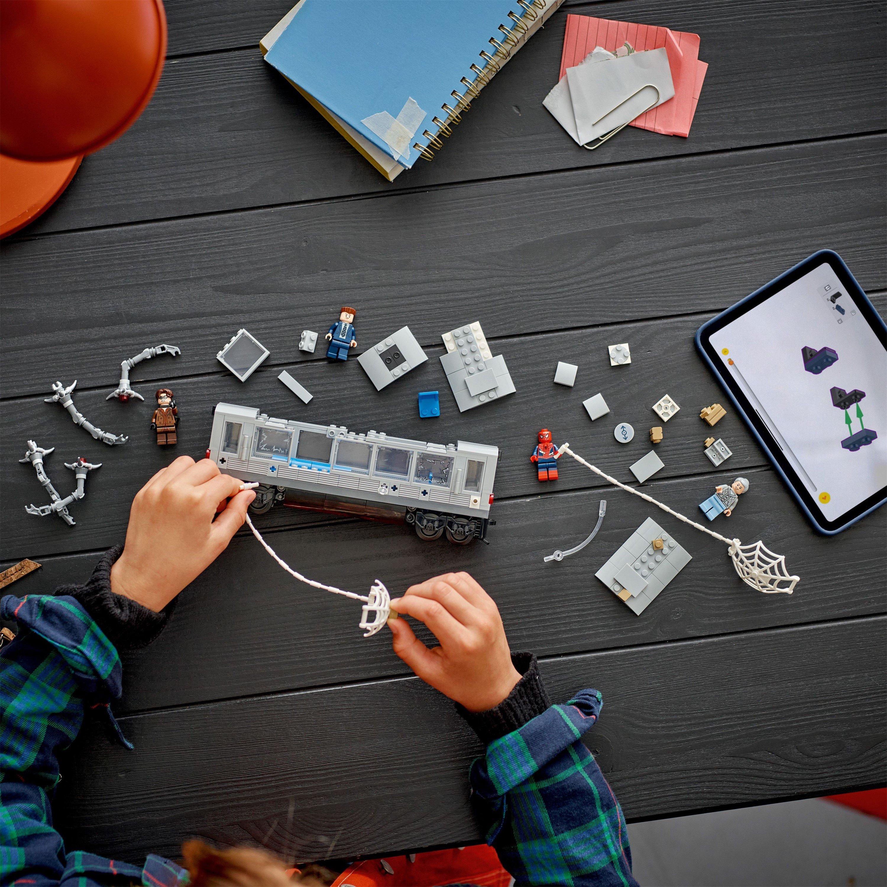 Subway Train - LEGO - LEGO® Marvel 76321 Spider-Man vs. Doc Ock Subway Train Scene Building Toy - 3