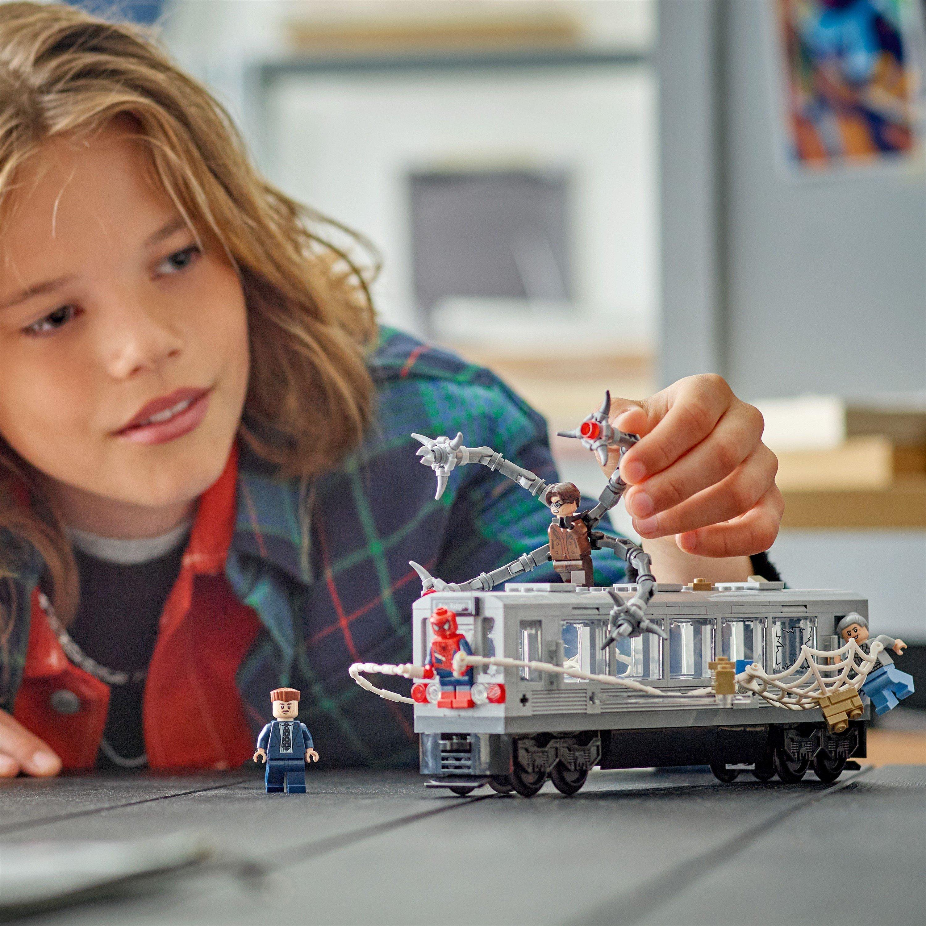 Subway Train - LEGO - LEGO® Marvel 76321 Spider-Man vs. Doc Ock Subway Train Scene Building Toy - 4