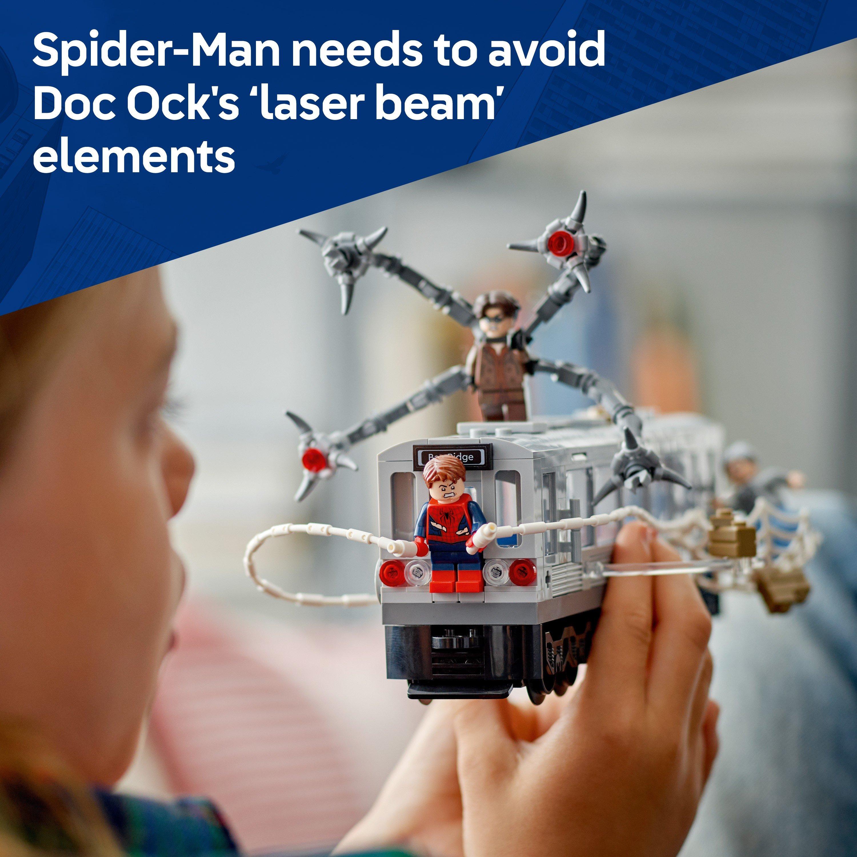 LEGO | LEGO® Marvel 76321 Spider-Man vs. Doc Ock Subway Train Scene ...