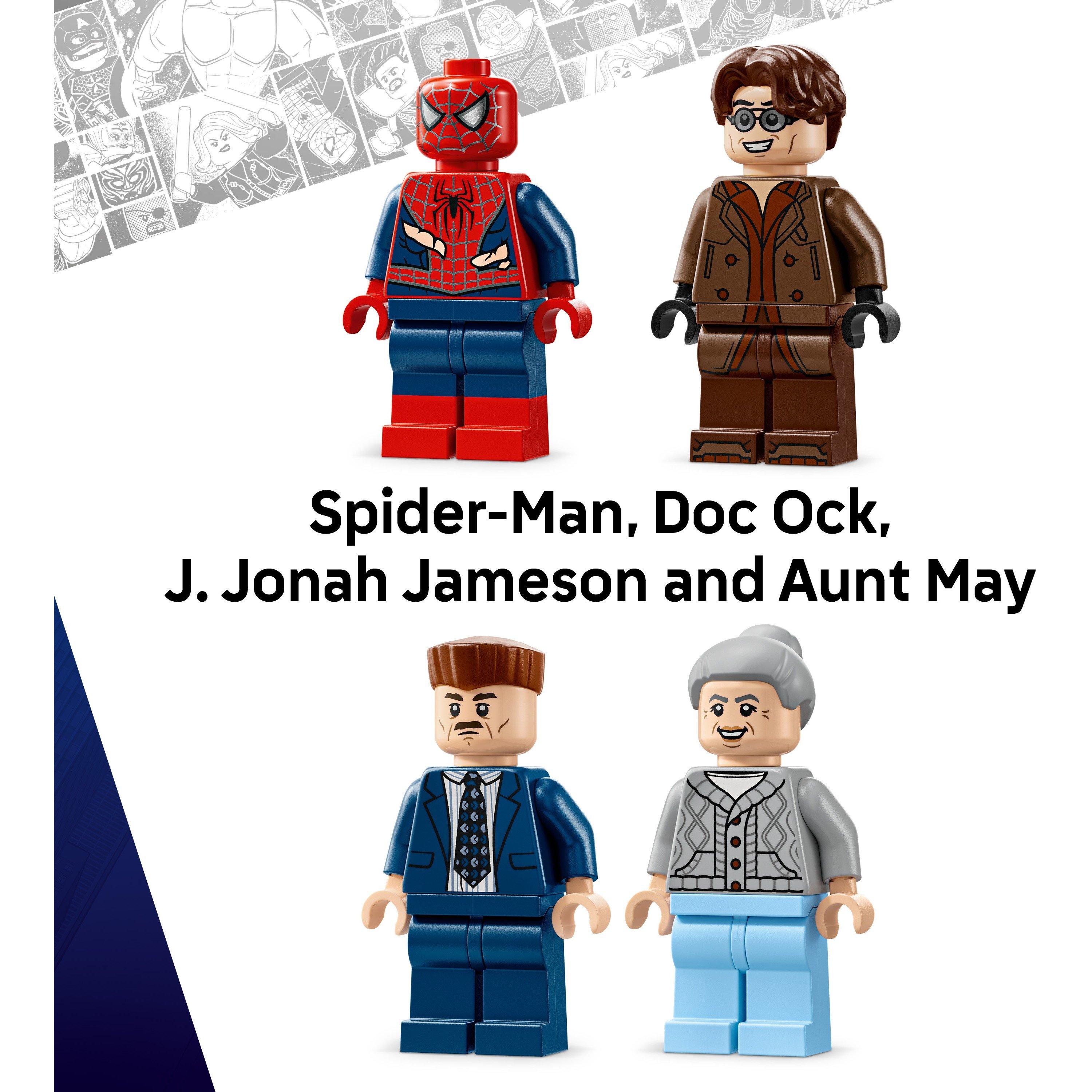 Subway Train - LEGO - LEGO® Marvel 76321 Spider-Man vs. Doc Ock Subway Train Scene Building Toy - 6
