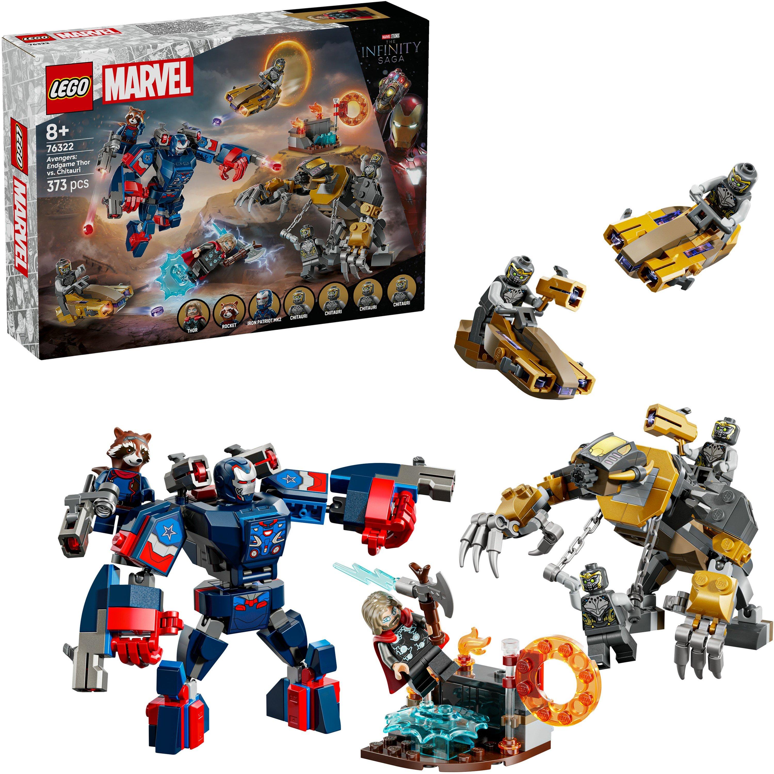 Battle Set - LEGO - LEGO® Marvel 76322 Avengers: Endgame Thor vs. Chitauri Super Hero Action - 1