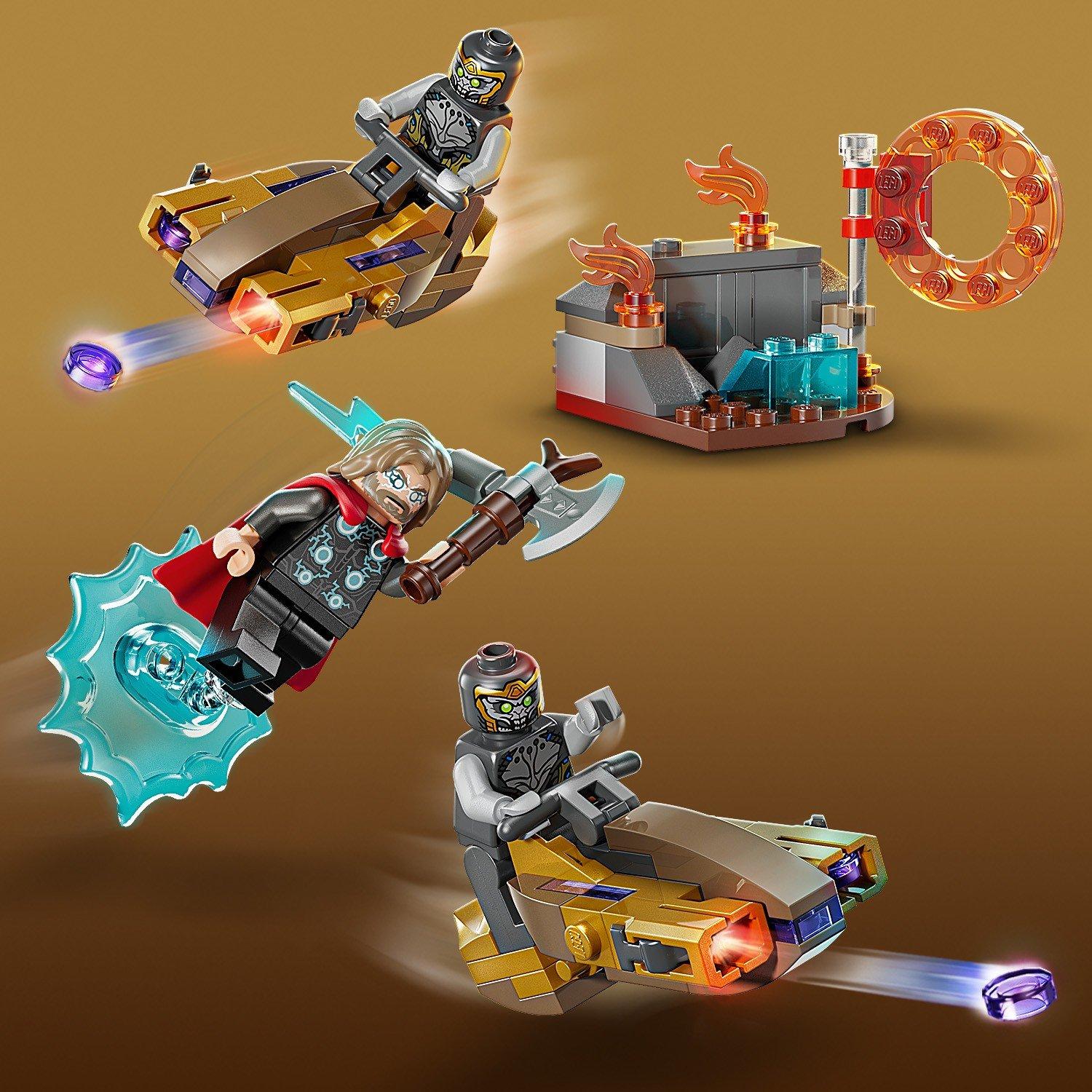 Battle Set - LEGO - LEGO® Marvel 76322 Avengers: Endgame Thor vs. Chitauri Super Hero Action - 12