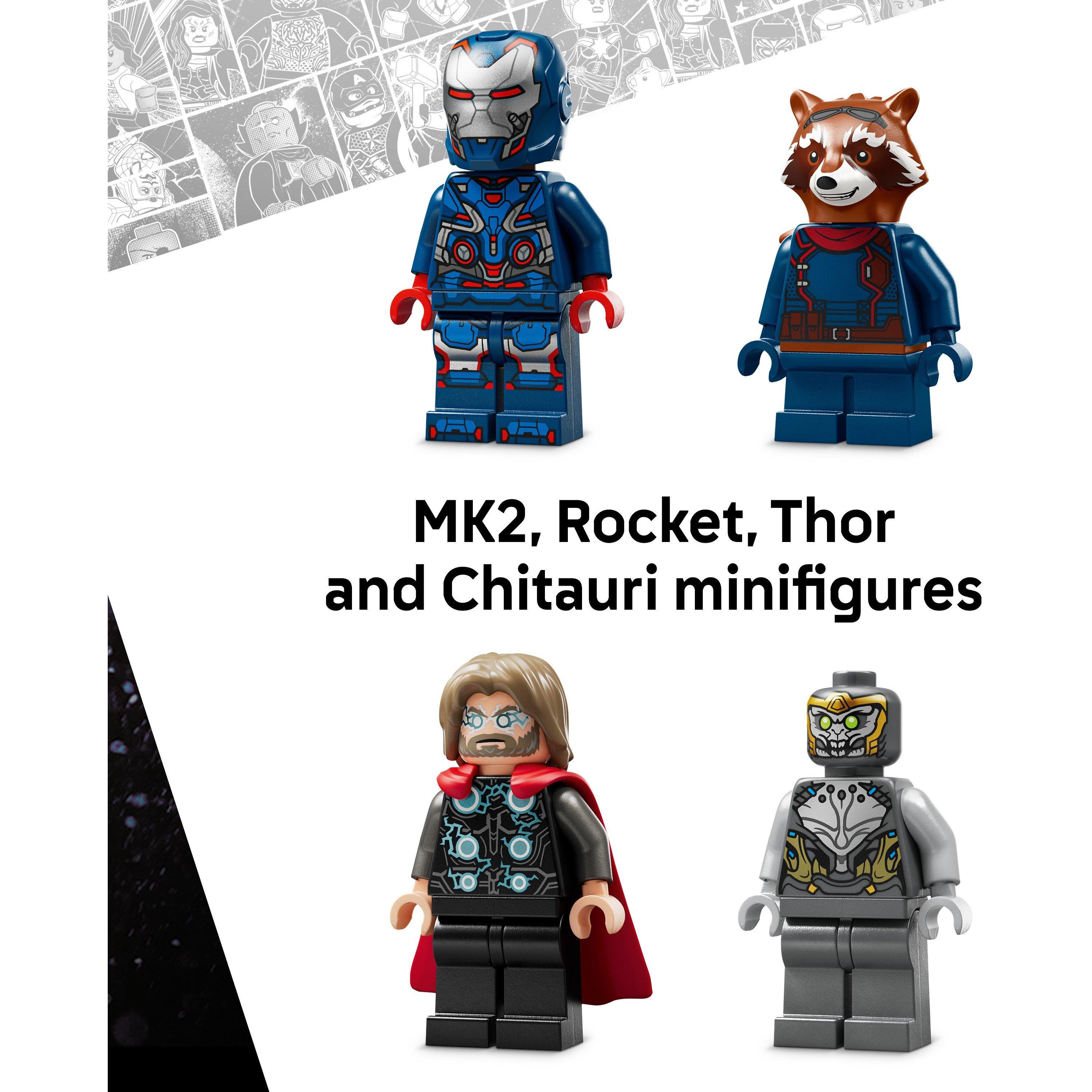 Battle Set - LEGO - LEGO® Marvel 76322 Avengers: Endgame Thor vs. Chitauri Super Hero Action - 6