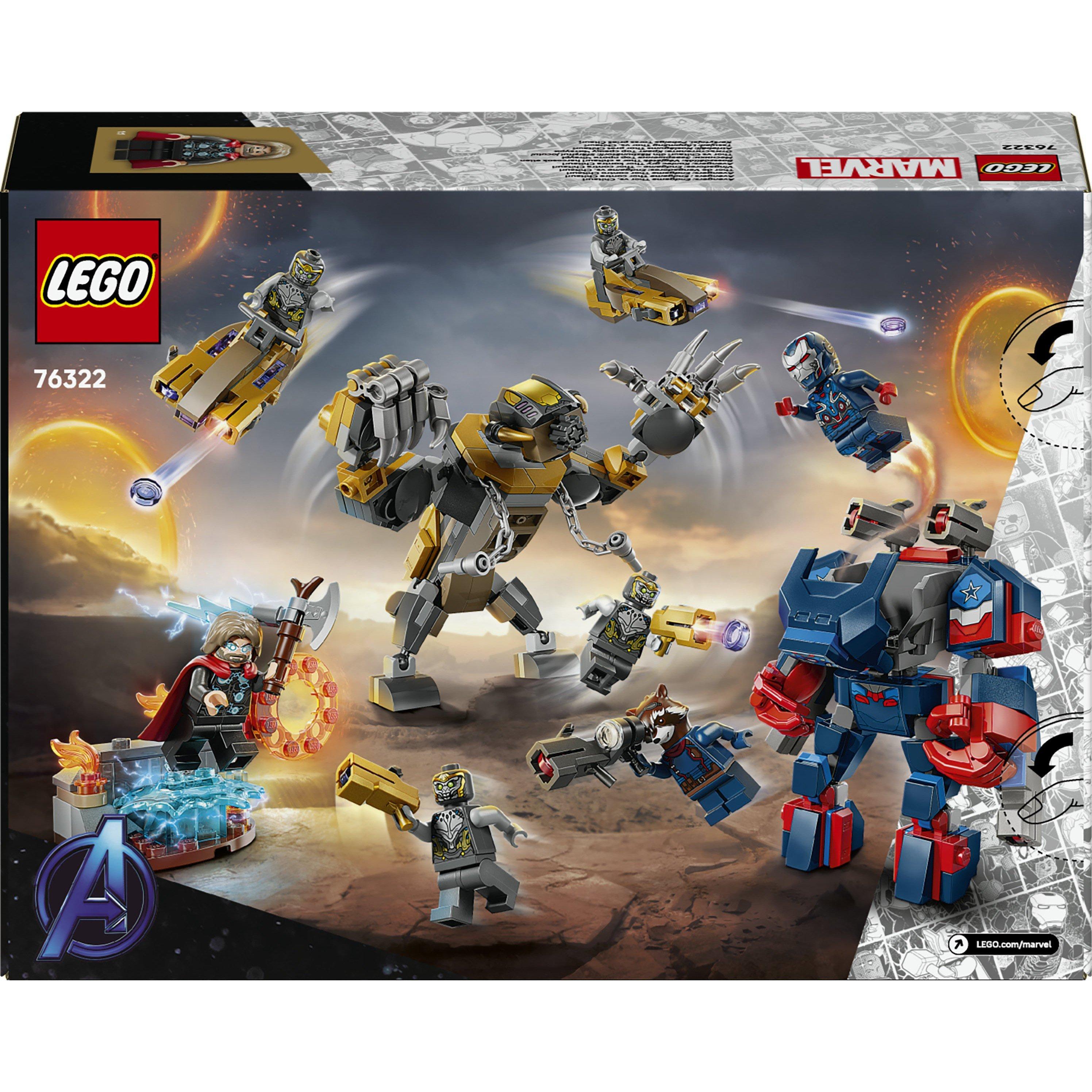 Battle Set - LEGO - LEGO® Marvel 76322 Avengers: Endgame Thor vs. Chitauri Super Hero Action - 9