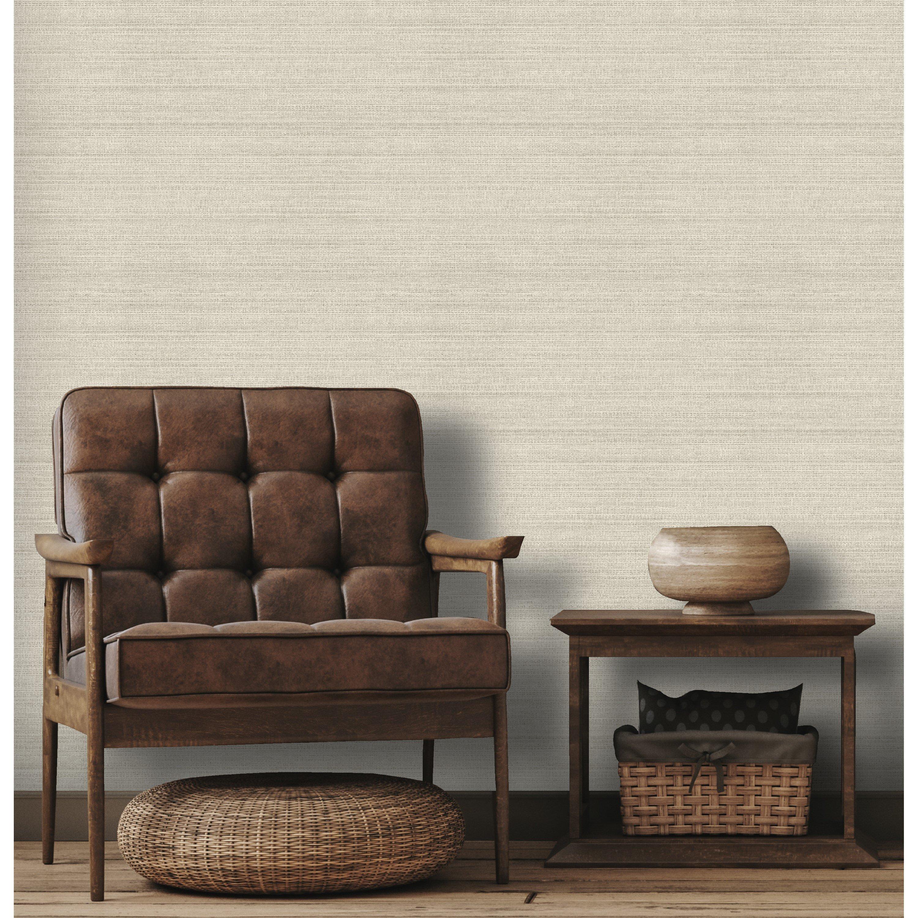 Neutral - Arthouse - Raffia Texture Neutral Wallpaper - 3