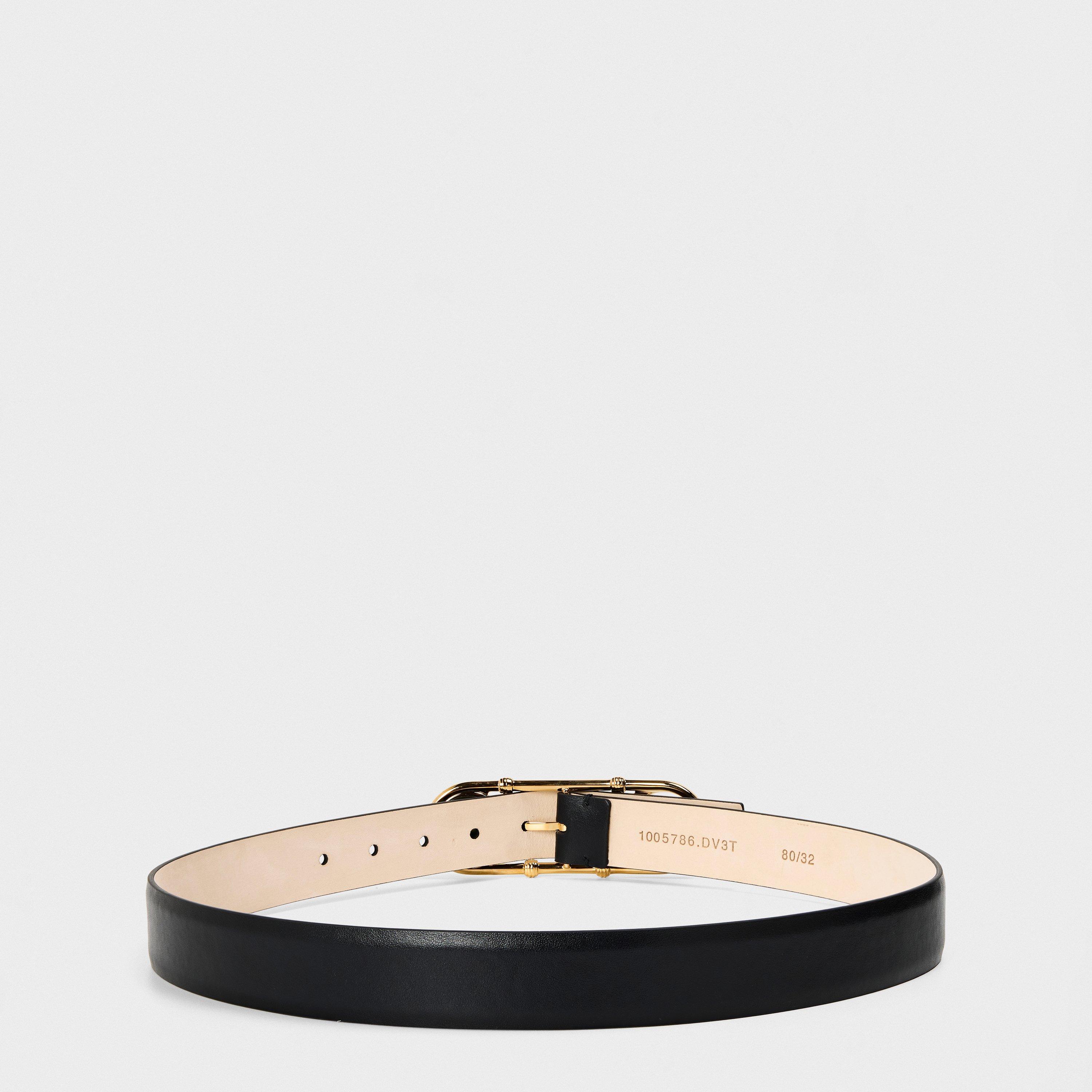 Black - Versace - Women's Leather Belt - 2
