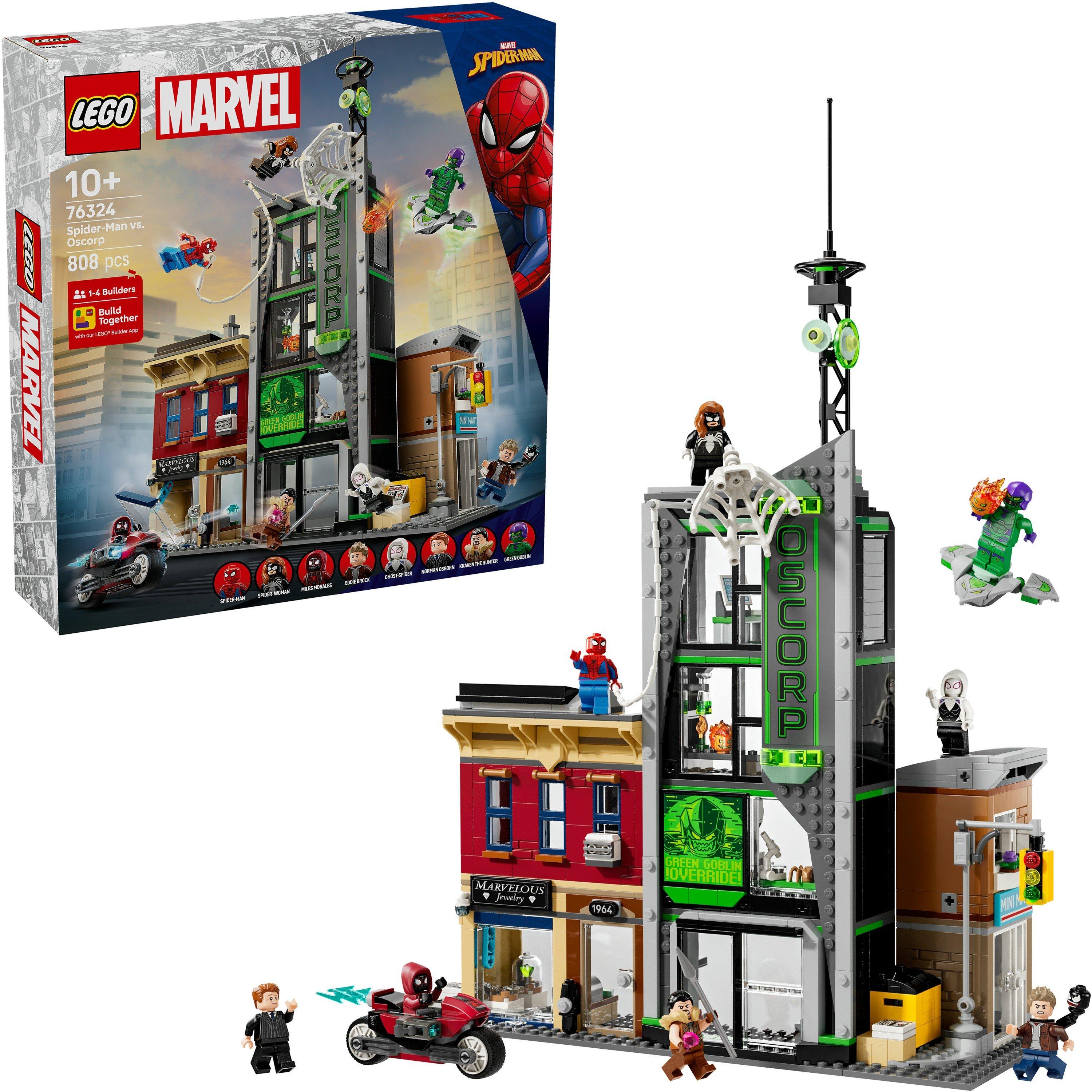 LEGO LEGO® Marvel 76324 Spider-Man vs. Oscorp Kids' Super Hero