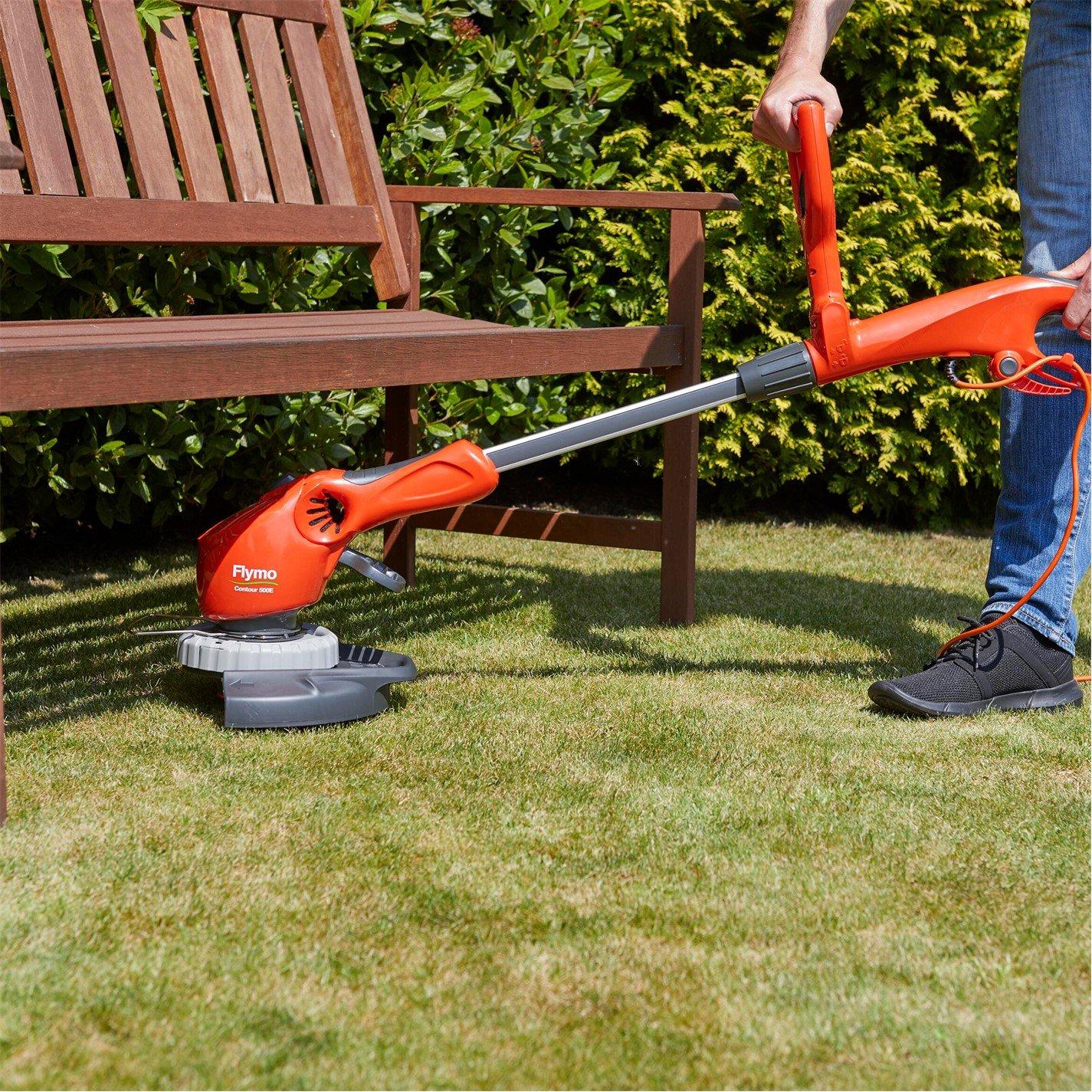 ORANGE - Flymo - Contour 500E 2-in-1 Electric Grass Trimmer - 1