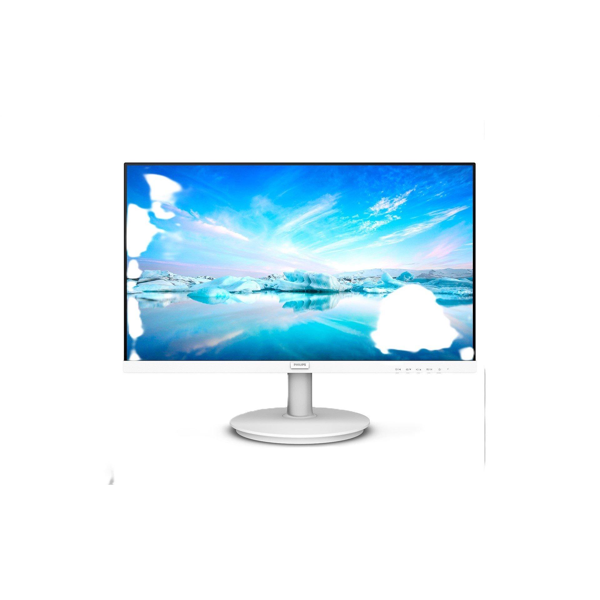 White - Philips - Philips 271V8AW 27 Inch IPS Full HD 75Hz Monitor - 4